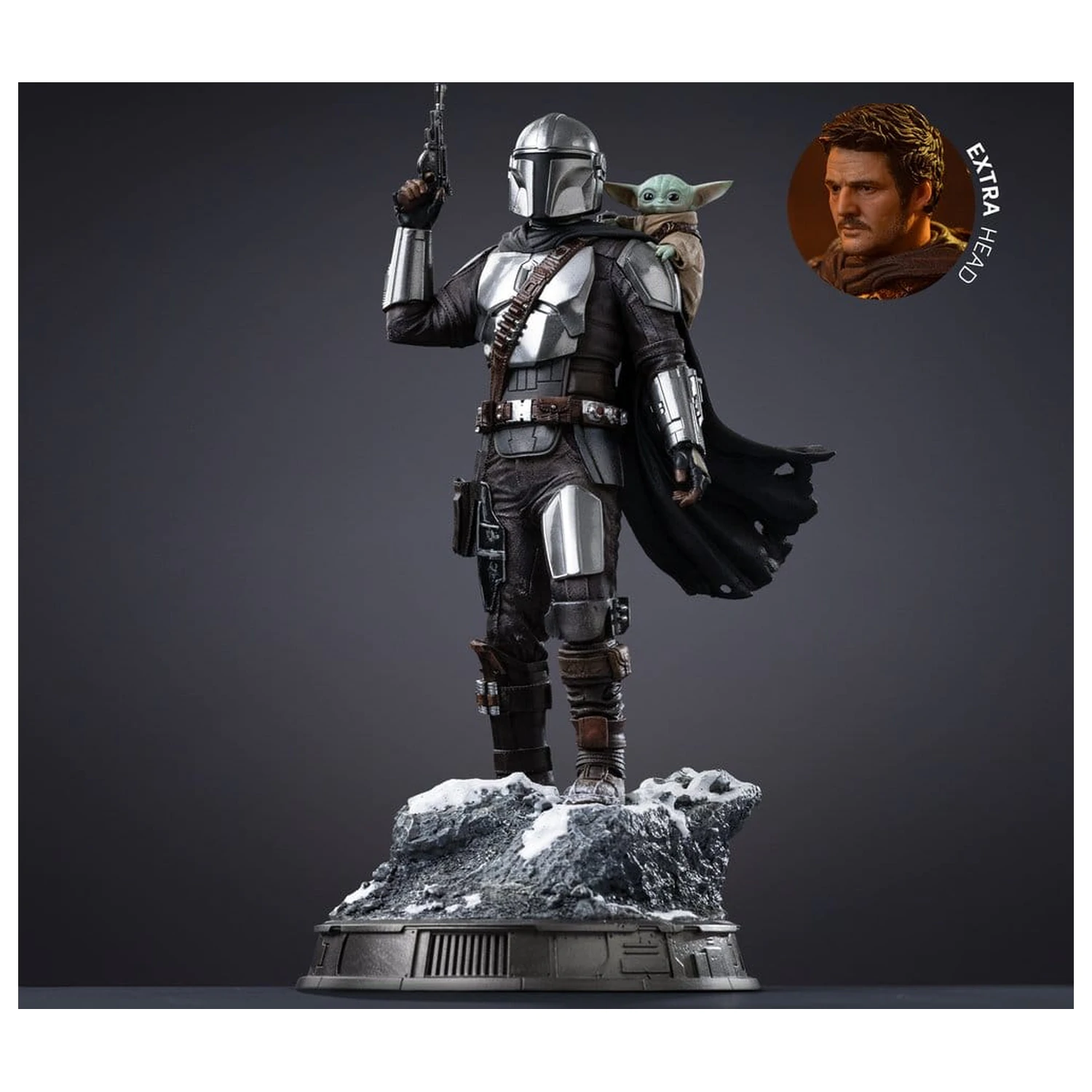 The Mandalorian & Grogu Art Scale Statue 1/10 The Mandalorian und Grogu 25 cm Produktfoto