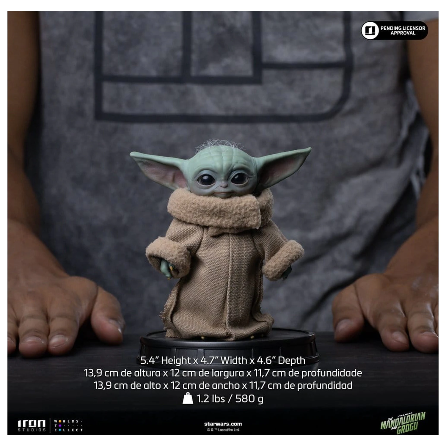 The Mandalorian & Grogu Grogu Collection Statue Grogu Always Curious Produktfoto