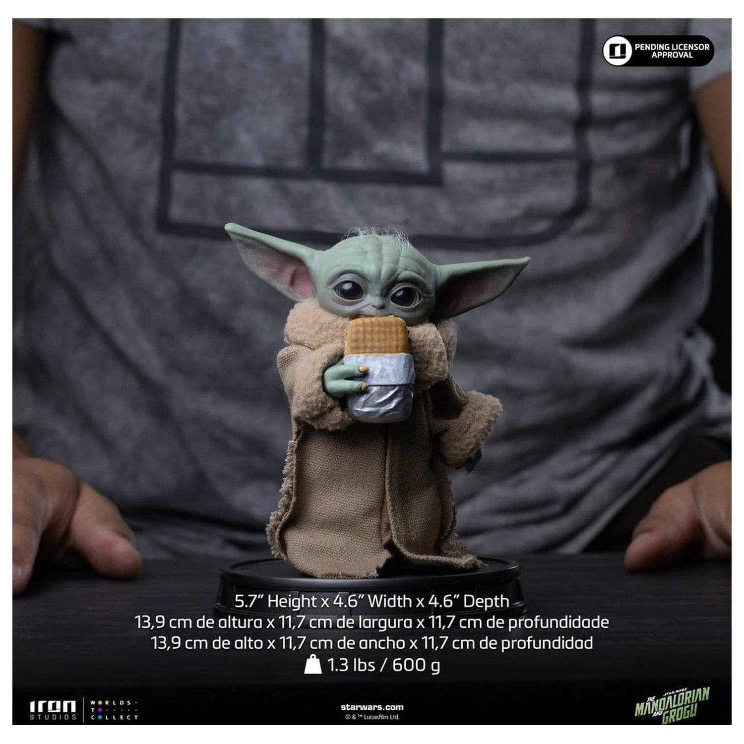 The Mandalorian & Grogu Grogu Collection Statue Grogu Imbisswagen Snack Produktfoto