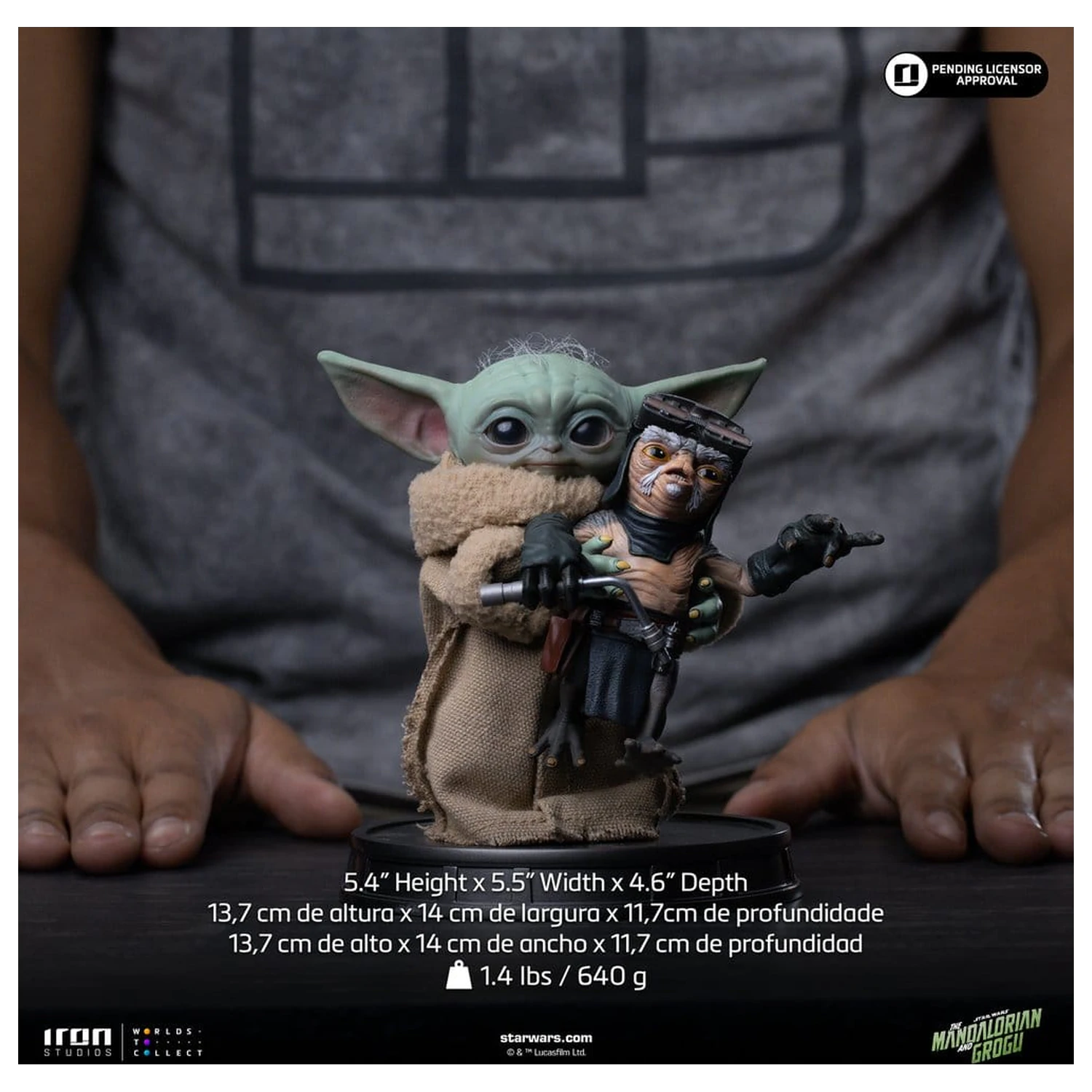 The Mandalorian & Grogu Grogu Collection Statue Grogu Nicht Quetschbar Produktfoto