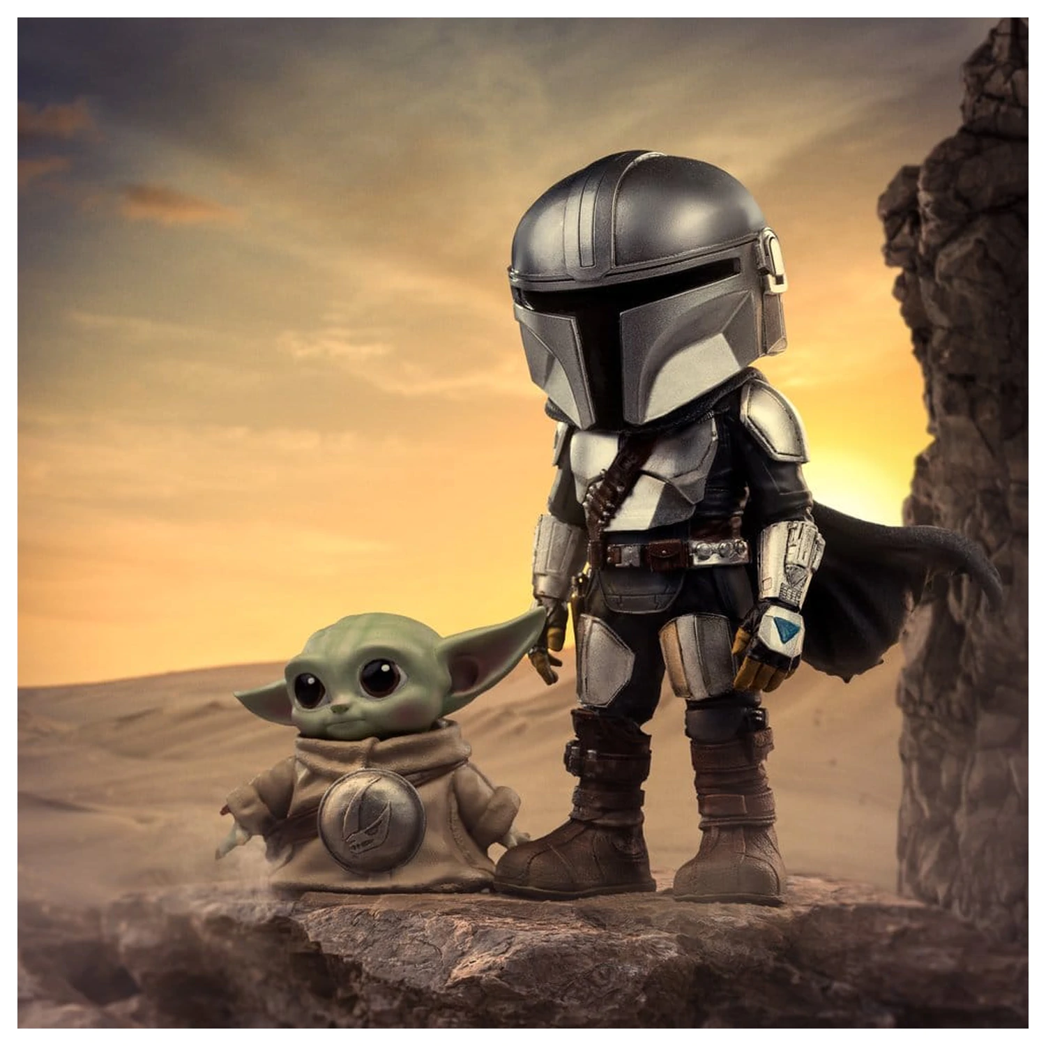 The Mandalorian & Grogu MiniCo Figur The Mandalorian und Grogu Produktfoto
