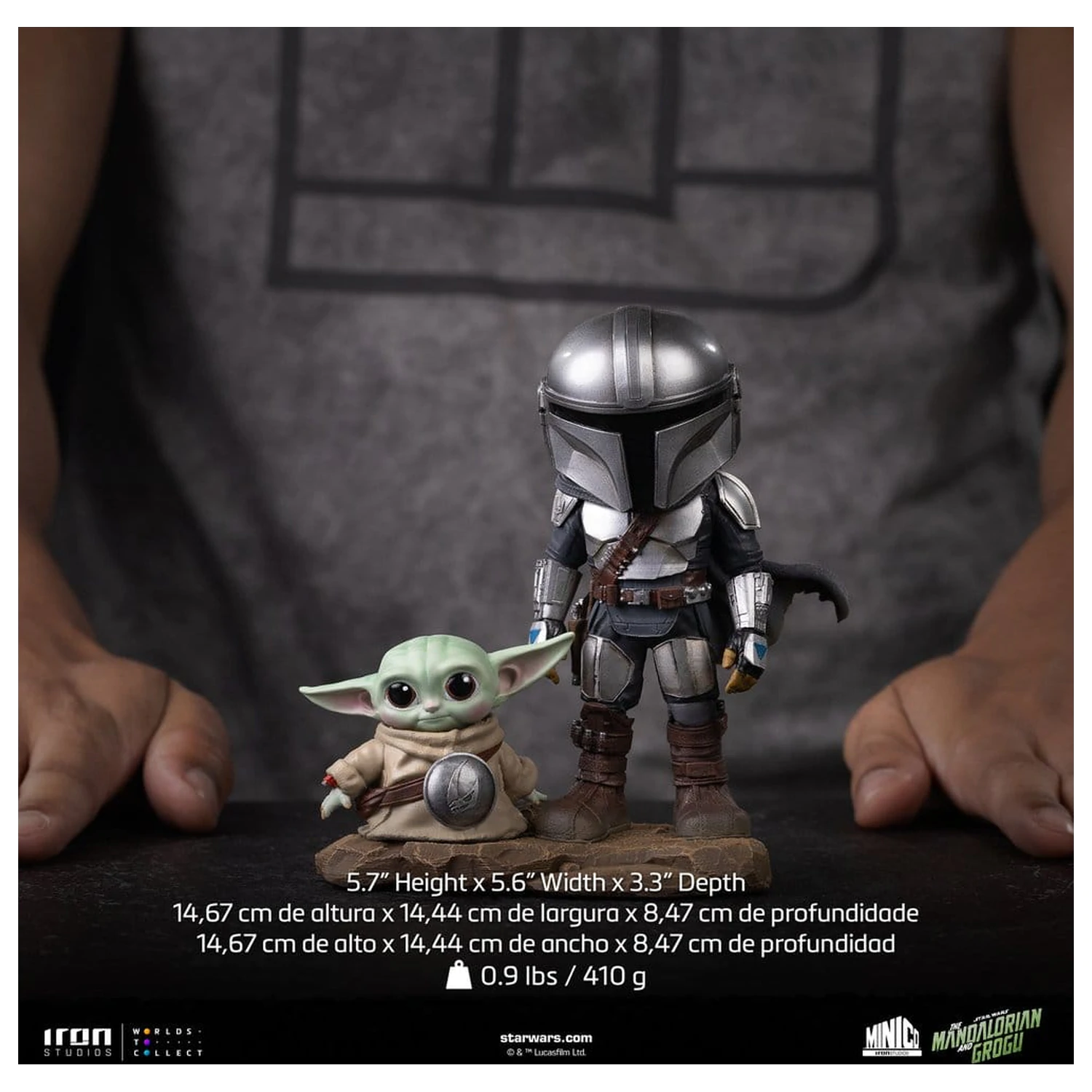 The Mandalorian & Grogu MiniCo Figur The Mandalorian und Grogu Produktfoto