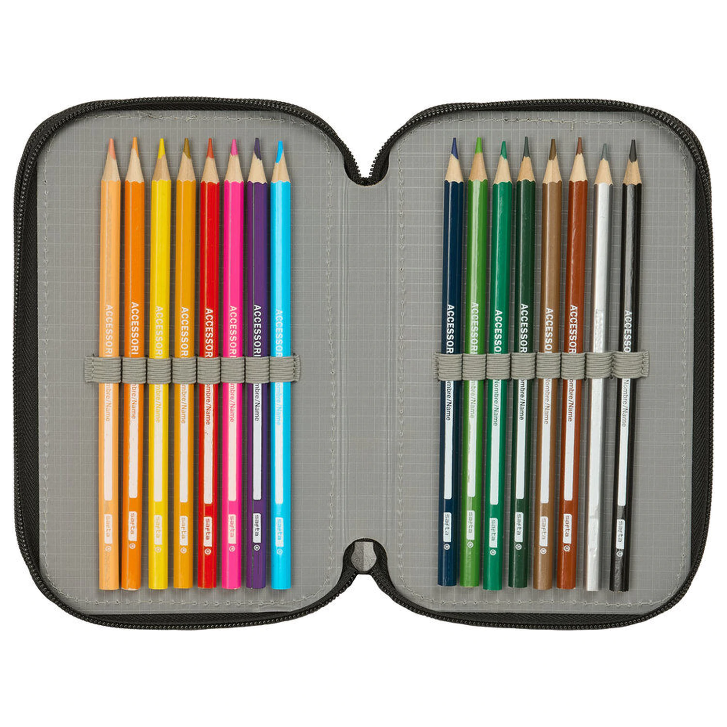 Star Wars Mandalorian & Grogu dreifaches Federmäppchen 37-teilig Produktfoto