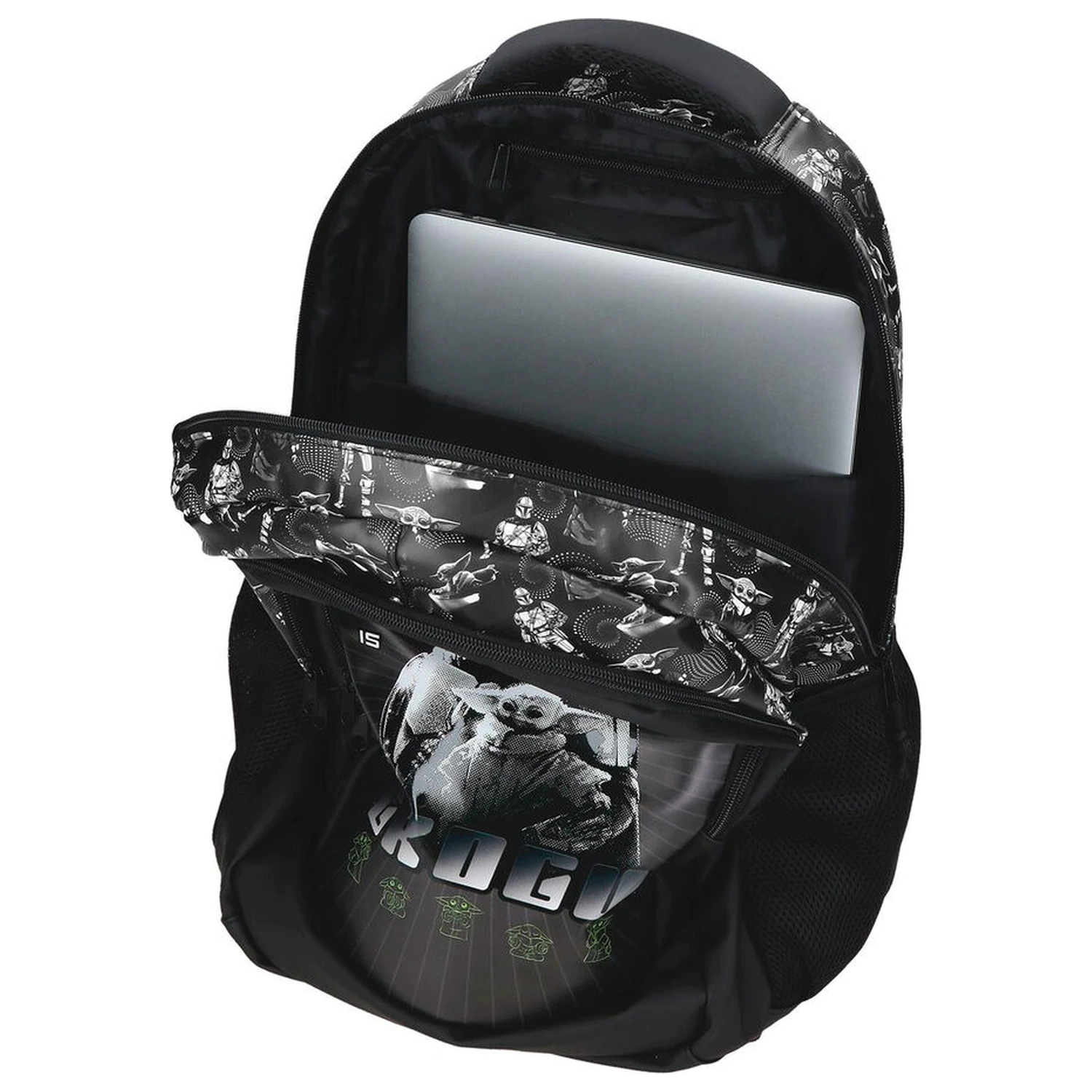 Star Wars Mandalorian Sein Name ist Grogu anpassbarer Rucksack 46cm Produktfoto