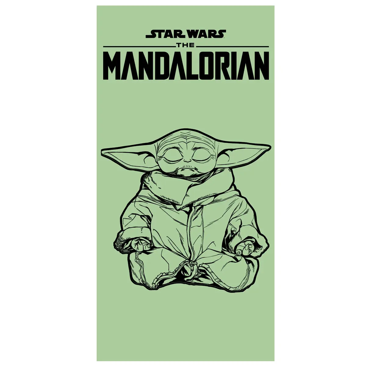 Star Wars Mandalorian Baumwolle Strandtuch Produktfoto