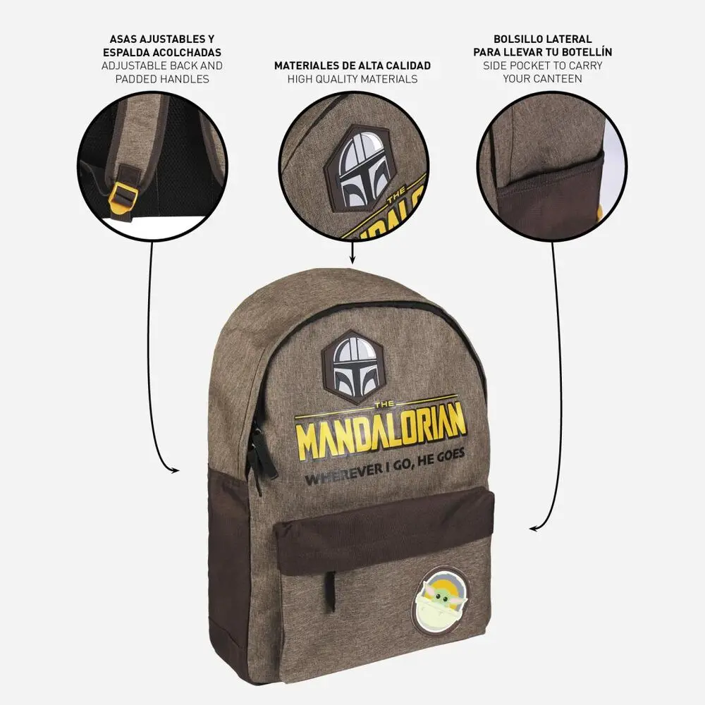 Star Wars The Mandalorian Rucksack Wherever I Go termékfotó