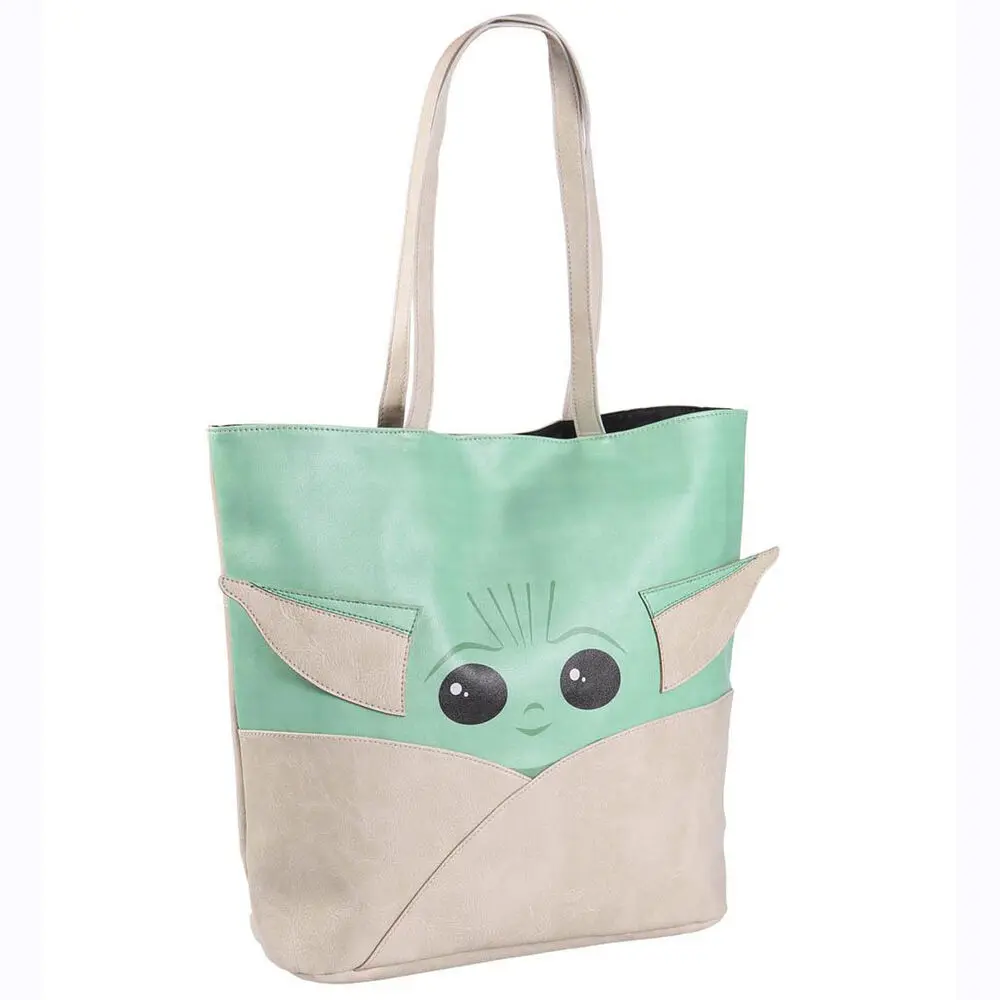 Star Wars The Mandalorian Faux Leather Shopping Tasche Grogu Produktfoto