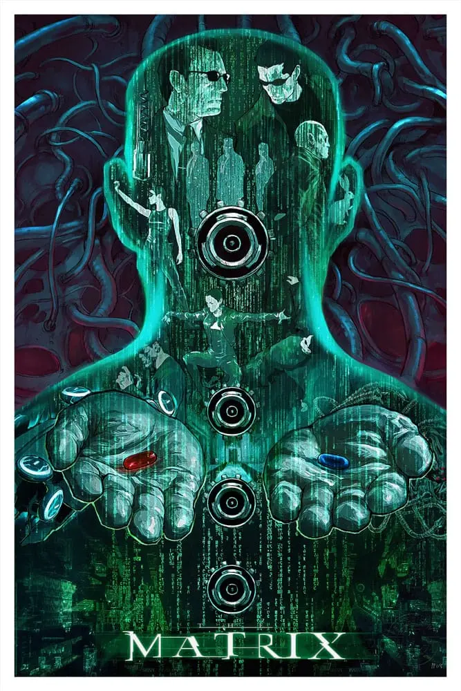 The Matrix Kunstdruck 41 x 61 cm - ungerahmt Produktfoto
