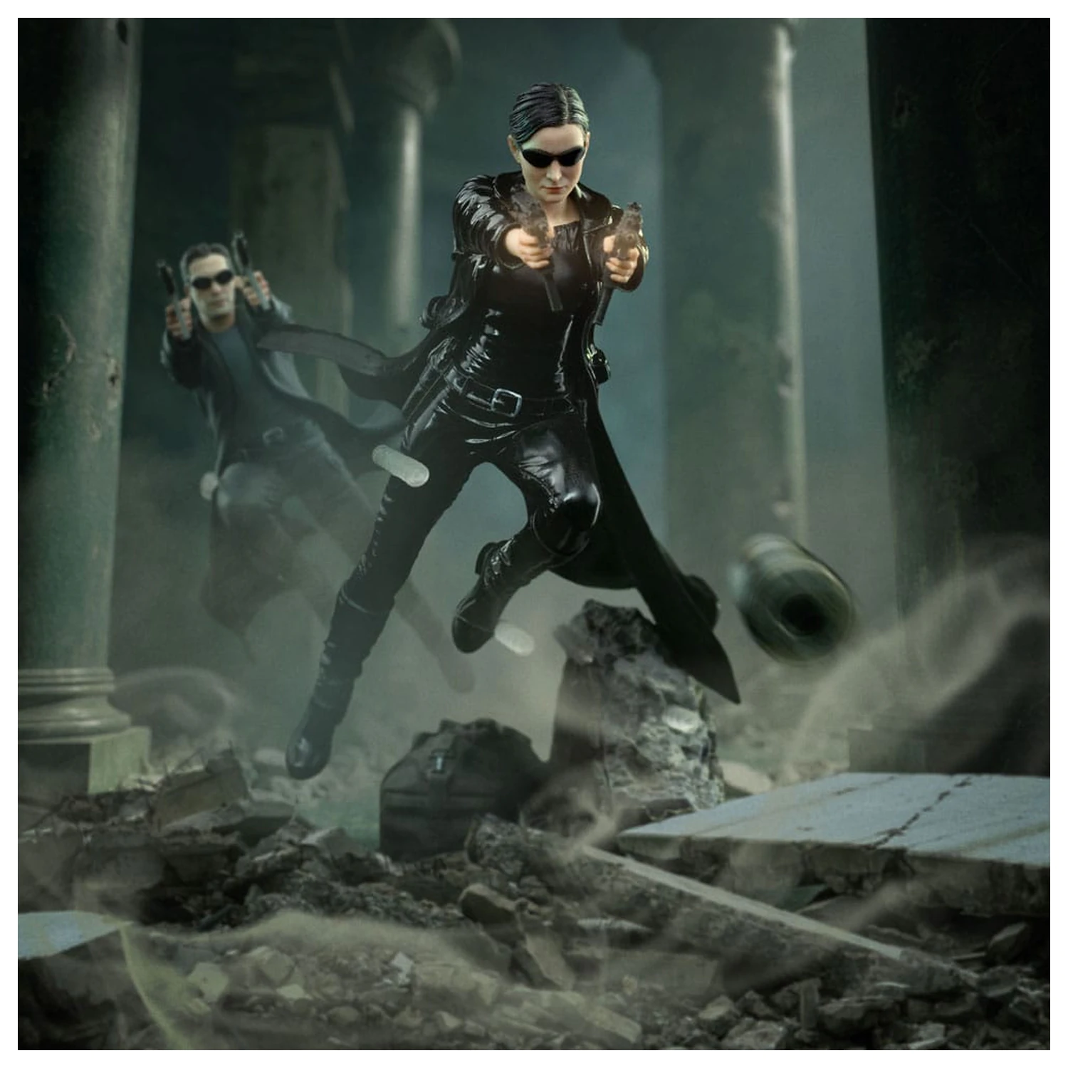 The Matrix Kunst Maßstab Statue 1/10 Trinity 22 Zentimeter Produktfoto