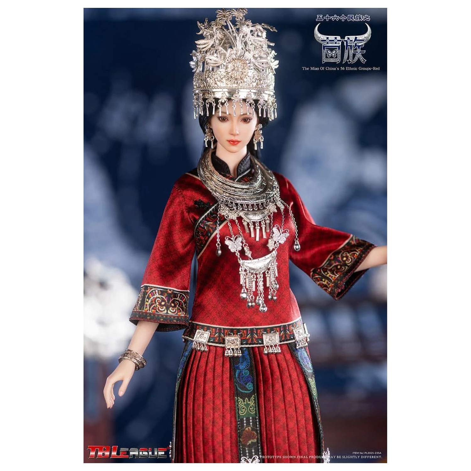 The Miao of China's 56 Ethnic Groups Figur 1/6 Rot 30 cm Produktfoto
