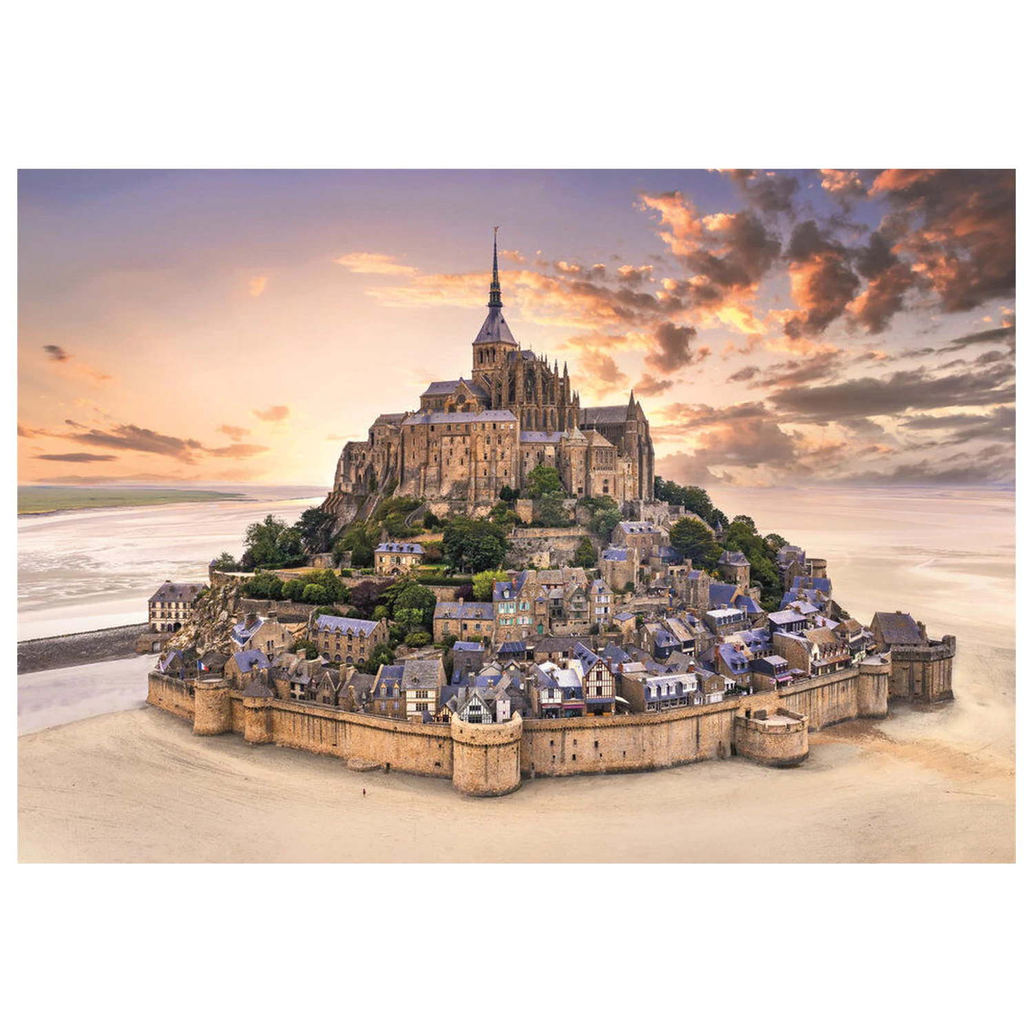 The Mont Saint-Michel Risin Puzzle 1500 Teile Produktfoto