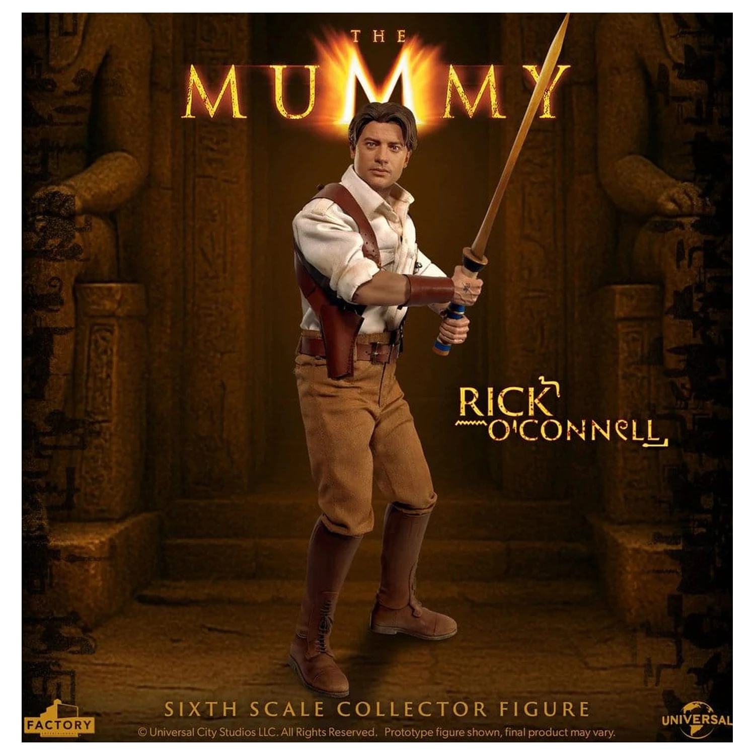The Mummy Actionfigur 1/6 Rick O’Connell 30 cm Produktfoto