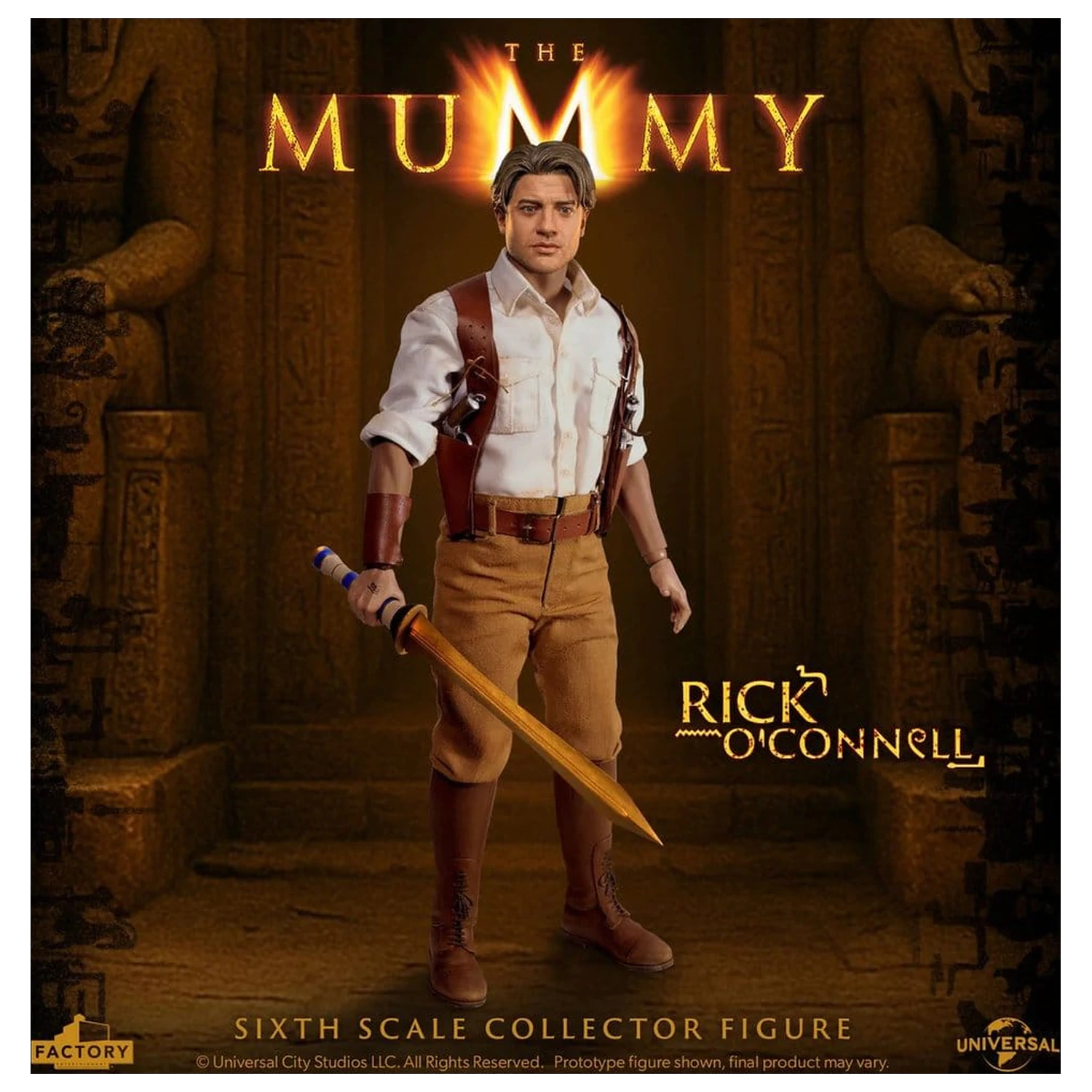 The Mummy Actionfigur 1/6 Rick O’Connell 30 cm Produktfoto