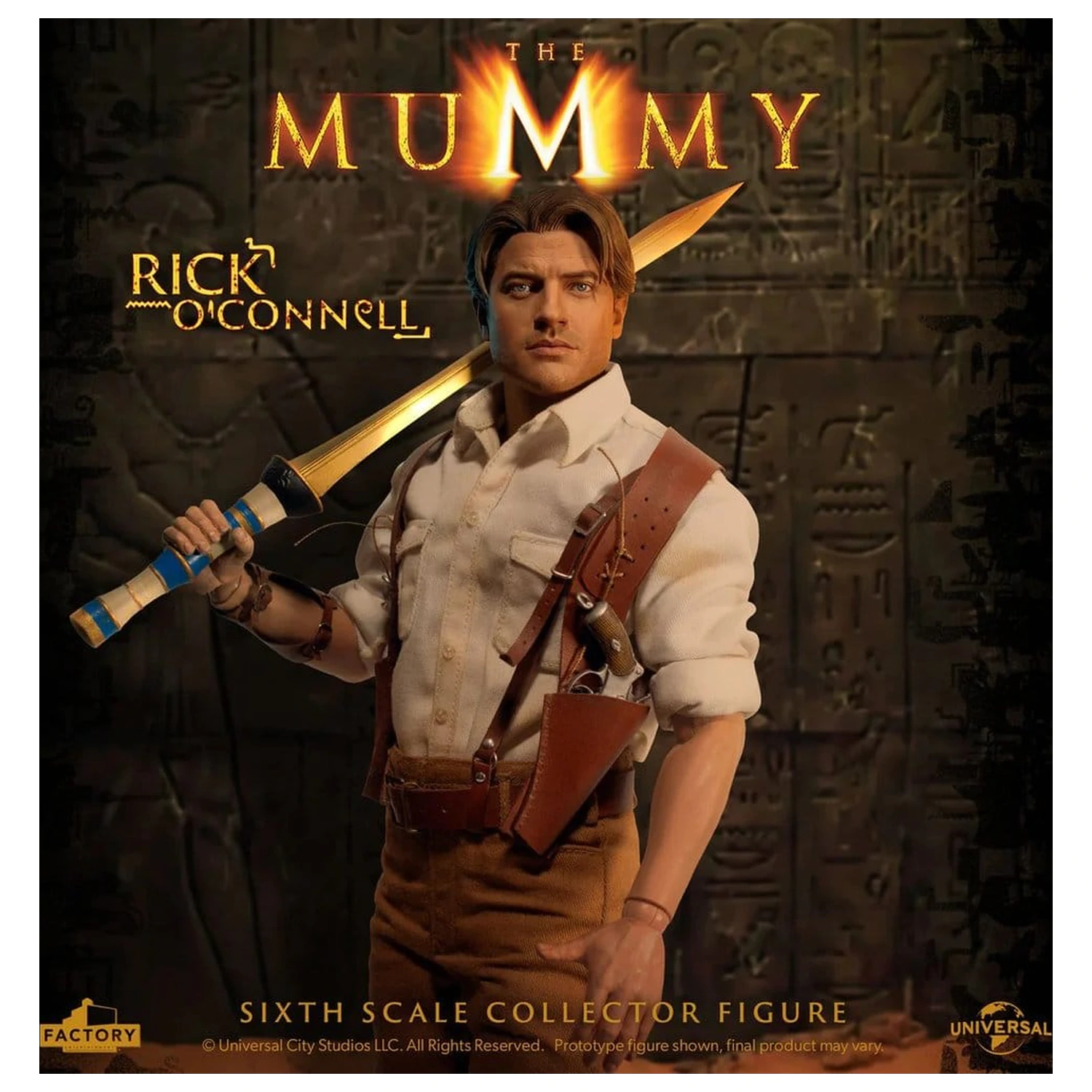 The Mummy Actionfigur 1/6 Rick O’Connell 30 cm Produktfoto