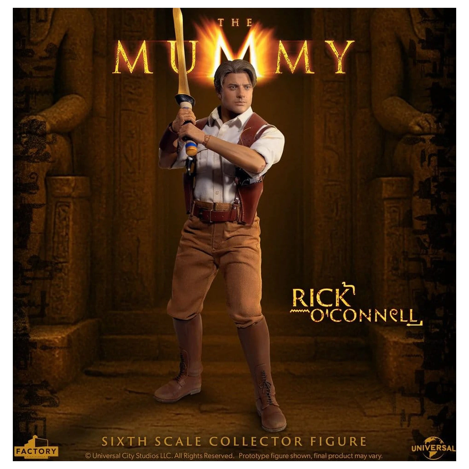 The Mummy Actionfigur 1/6 Rick O’Connell 30 cm Produktfoto