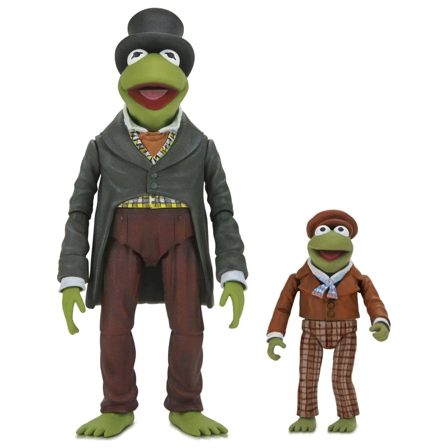 The Muppet Christmas Carol Ultimate Actionfiguren 2er-Pack Kermit as Bob Cratchit & Robin as Tiny Tim 18 cm Produktfoto