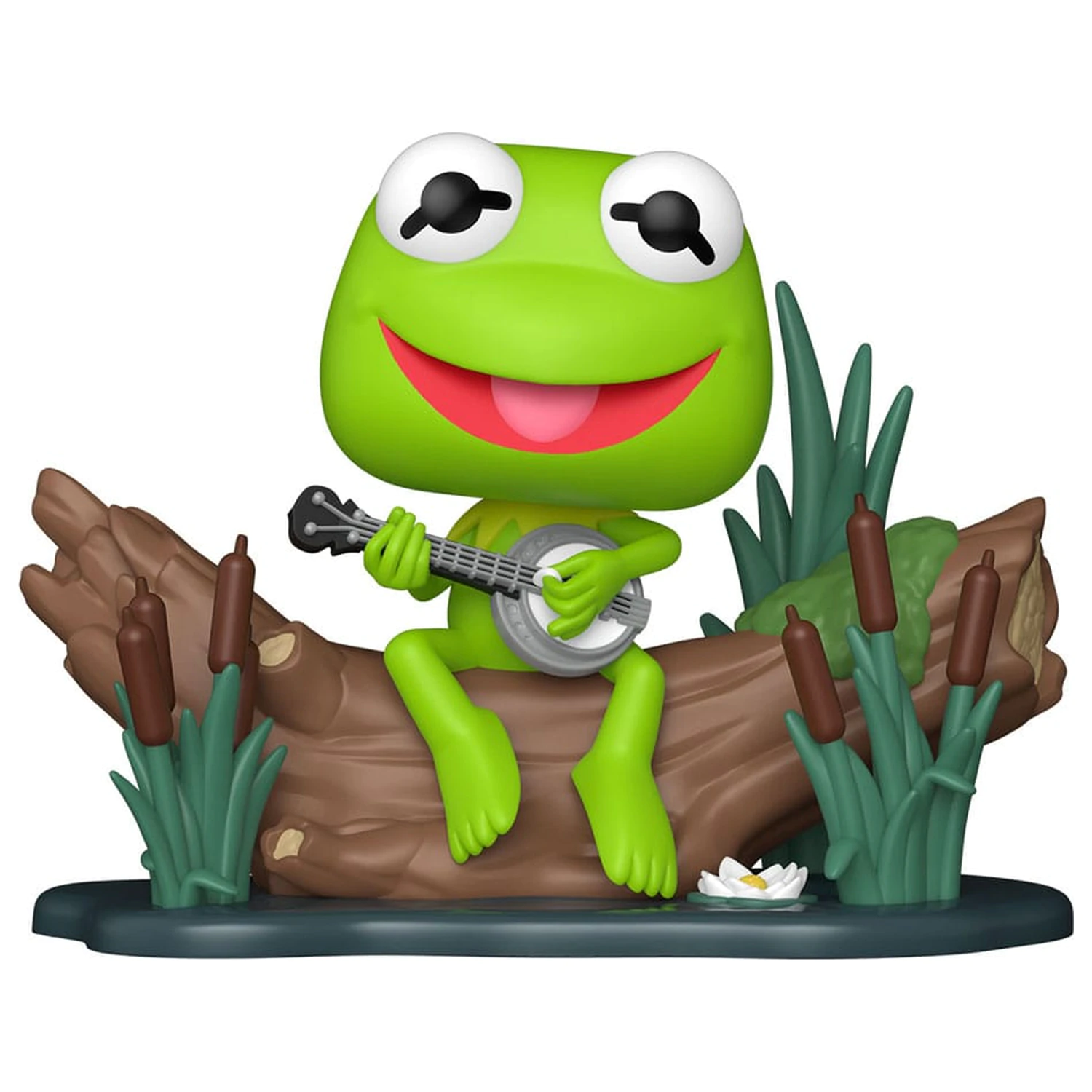The Muppets Funko POP! Deluxe Vinyl Figur Kermit with Banjo 9 cm Produktfoto