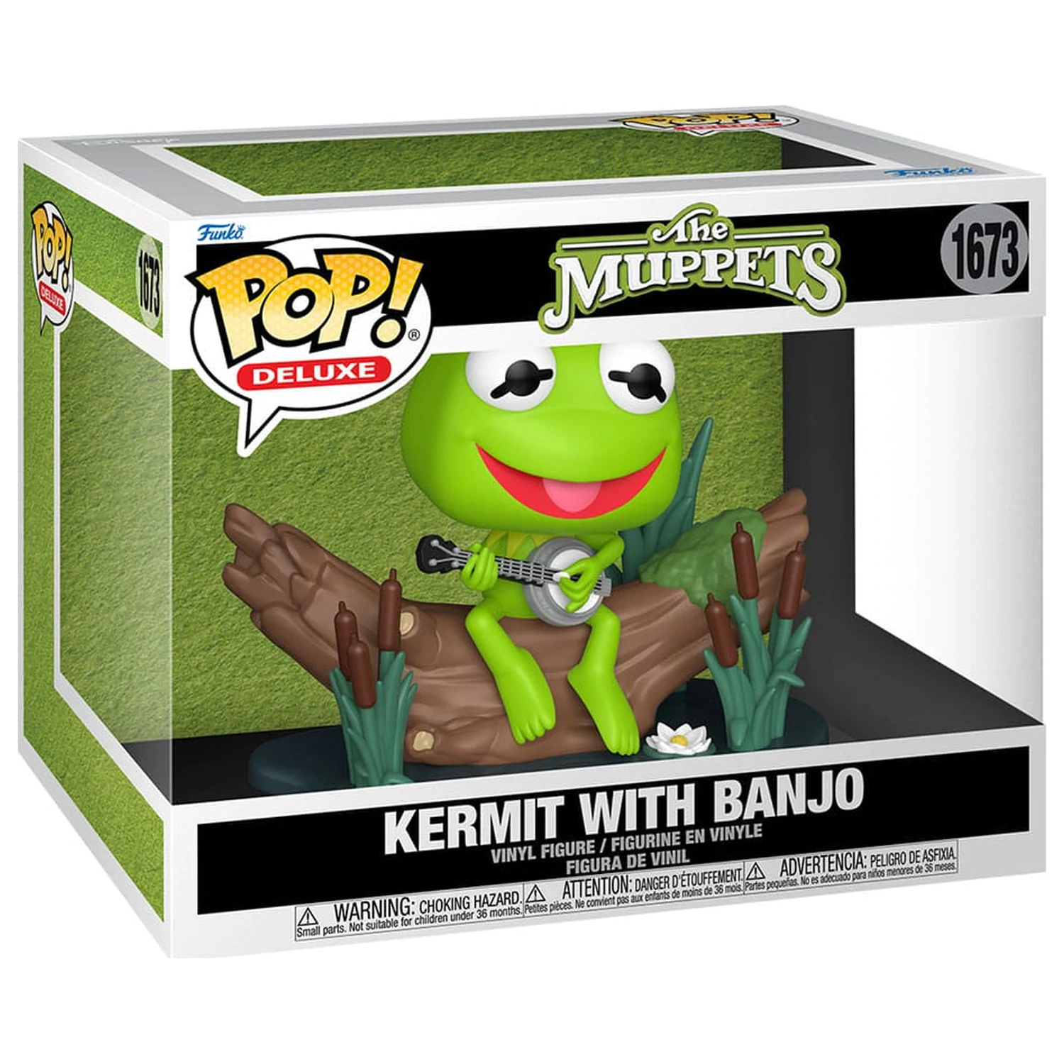 The Muppets Funko POP! Deluxe Vinyl Figur Kermit with Banjo 9 cm Produktfoto