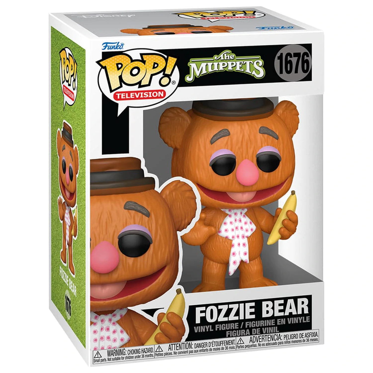 The Muppets Funko POP! Television Vinyl Figur Fozzie Bear 9 cm Produktfoto