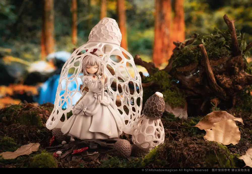 The Mushroom Girls PVC Statue 1/1 Dictyophora Indusiata 23 cm Produktfoto