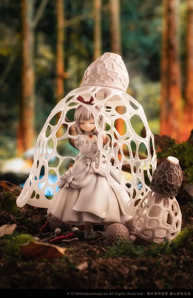 The Mushroom Girls PVC Statue 1/1 Dictyophora Indusiata 23 cm Produktfoto
