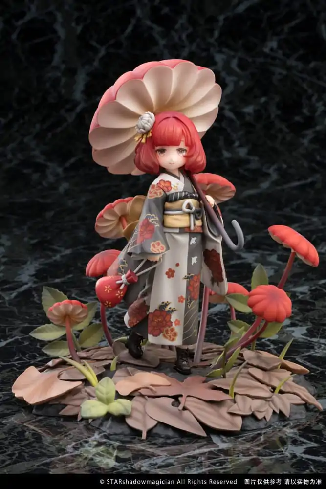 The Mushroom Girls PVC-Statue 1/1 No.6 Marasmius Haematocephalus 23 cm Produktfoto