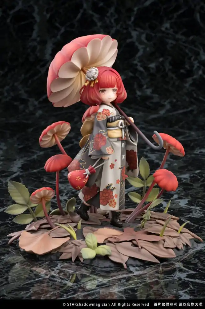 The Mushroom Girls PVC-Statue 1/1 No.6 Marasmius Haematocephalus 23 cm Produktfoto