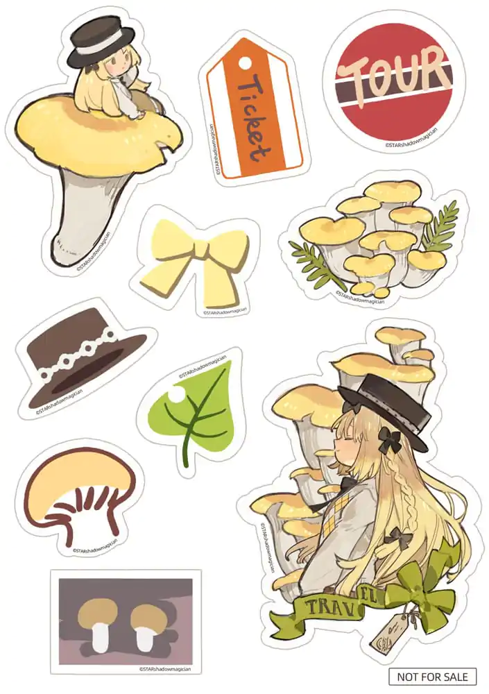 The Mushroom Girls PVC Statue 1/1 Serie No.3 Pleurotus Citrinopileatus 24 cm Produktfoto