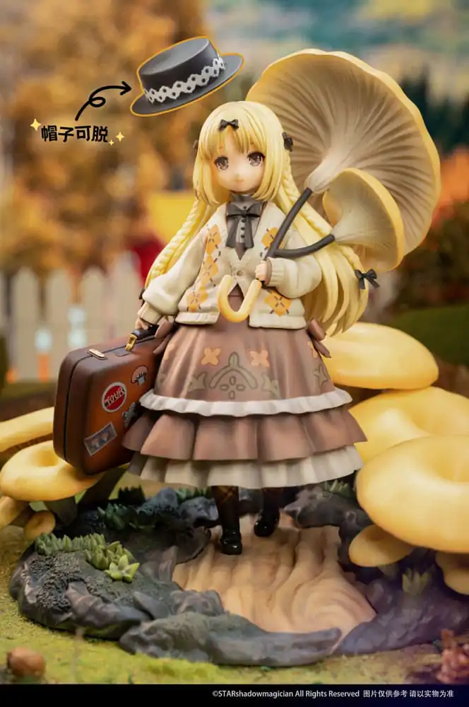 The Mushroom Girls PVC Statue 1/1 Serie No.3 Pleurotus Citrinopileatus 24 cm Produktfoto