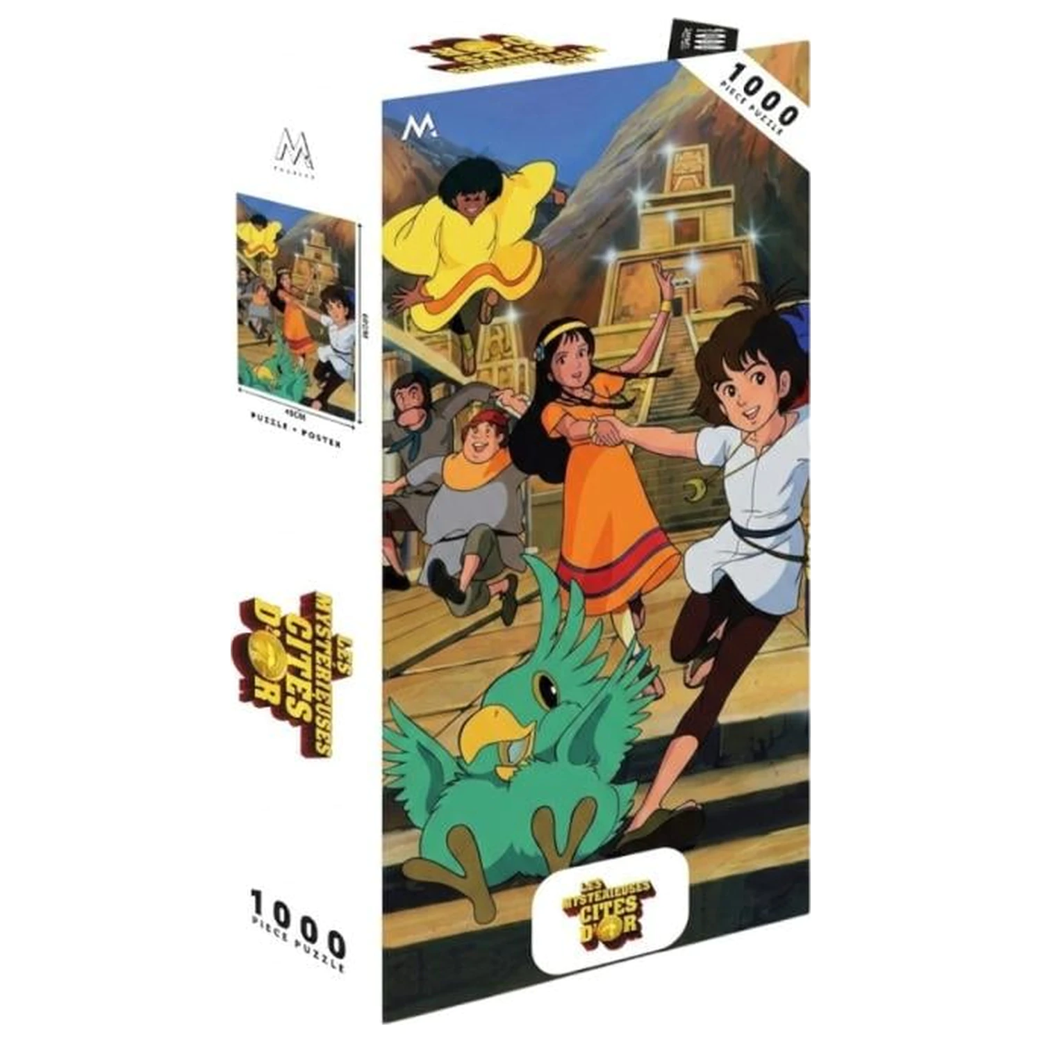 The Mysterious Cities of Gold Poster + Puzzle 1000 Teile Produktfoto