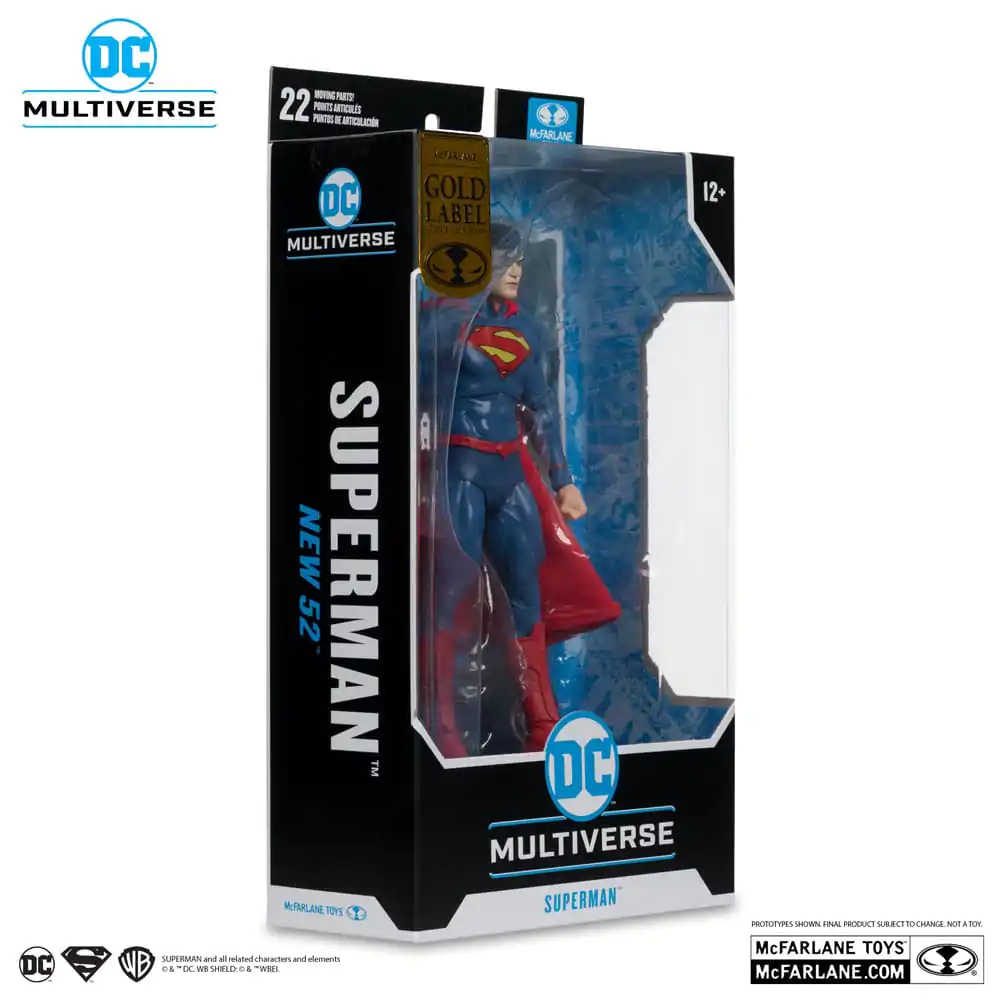 The New 52 DC Multiverse Action-Figur Superman (Gold Label) 18 cm Produktfoto