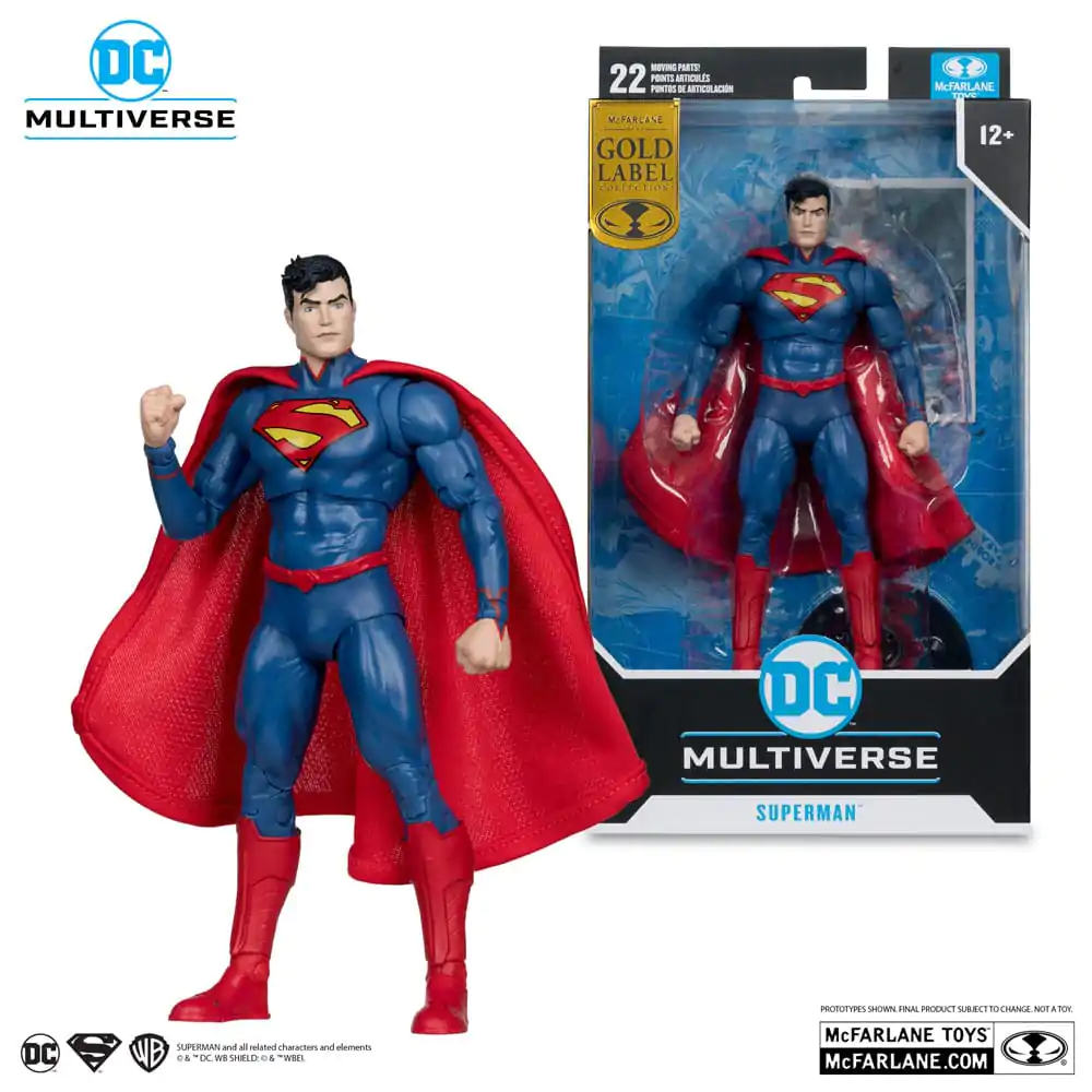 The New 52 DC Multiverse Action-Figur Superman (Gold Label) 18 cm Produktfoto