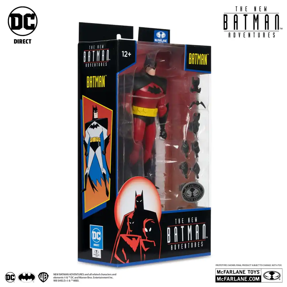 The New Batman Adventure DC Multiverse Action Figur Batman (Silver) Platinum Edition 18 Zentimeter Produktfoto