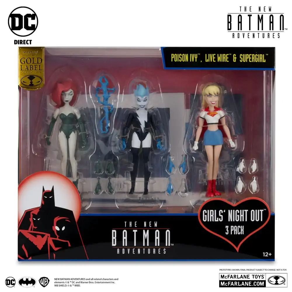The New Batman Adventures DC Direct Actionfiguren 3er-Pack Girls´ Night Out (Gold Label) 15 cm Produktfoto