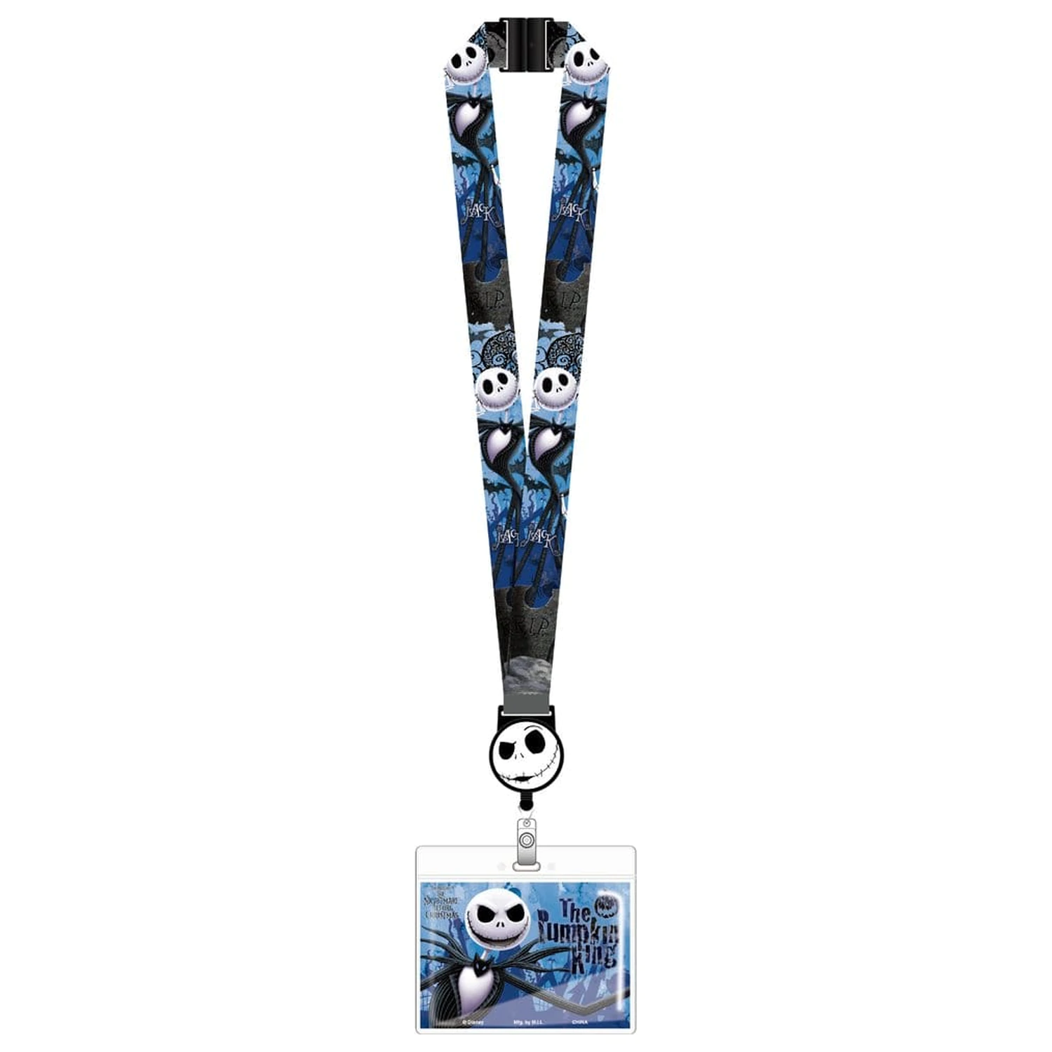 The Nightmare Before Christmas Deluxe Schlüsselband mit Kartenhalter The Pumpkin King Produktfoto