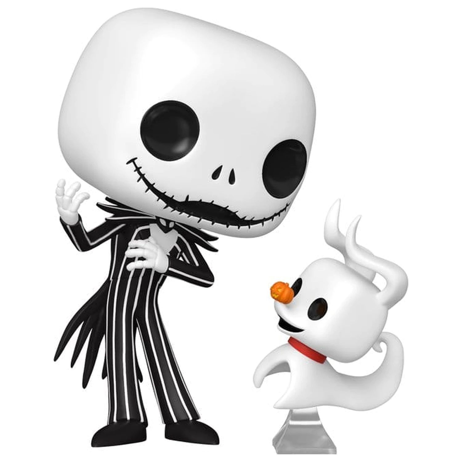 The Nightmare Before Christmas Funko POP! & Buddy Vinyl Figur Jack & Zero 9 cm Produktfoto