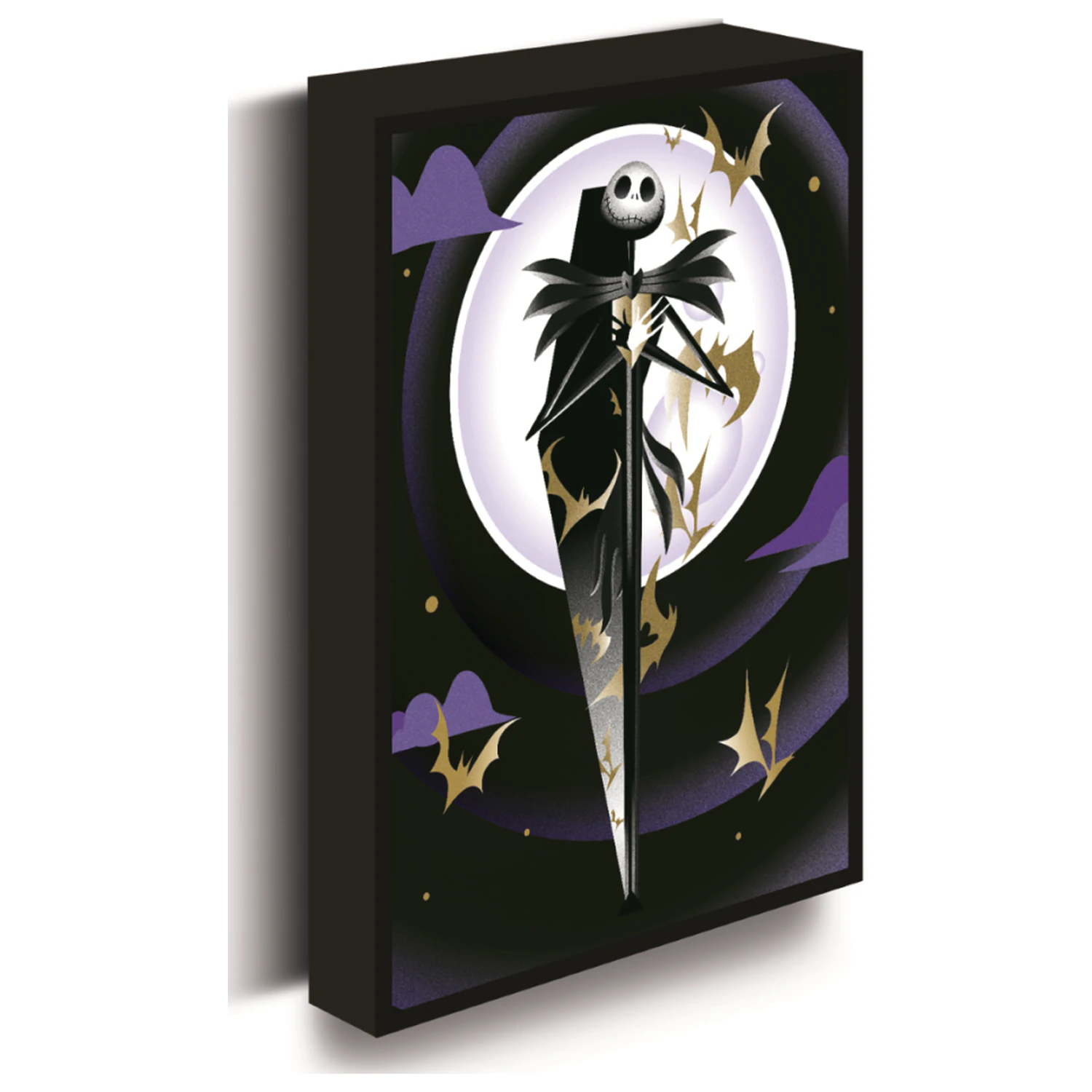 The Nightmare Before Christmas Jack Licht Leinwand 40x30 cm Produktfoto
