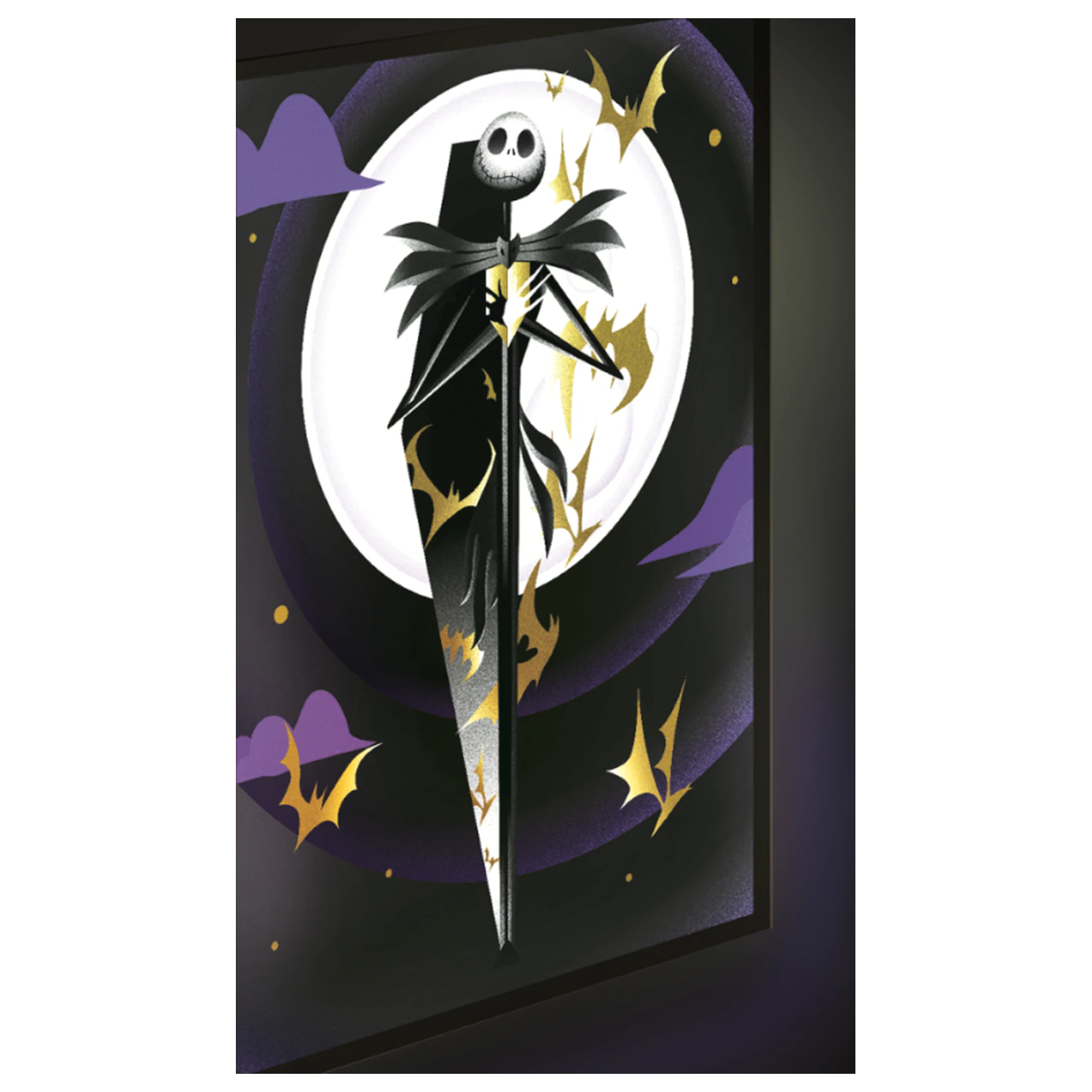 The Nightmare Before Christmas Jack Licht Leinwand 40x30 cm Produktfoto