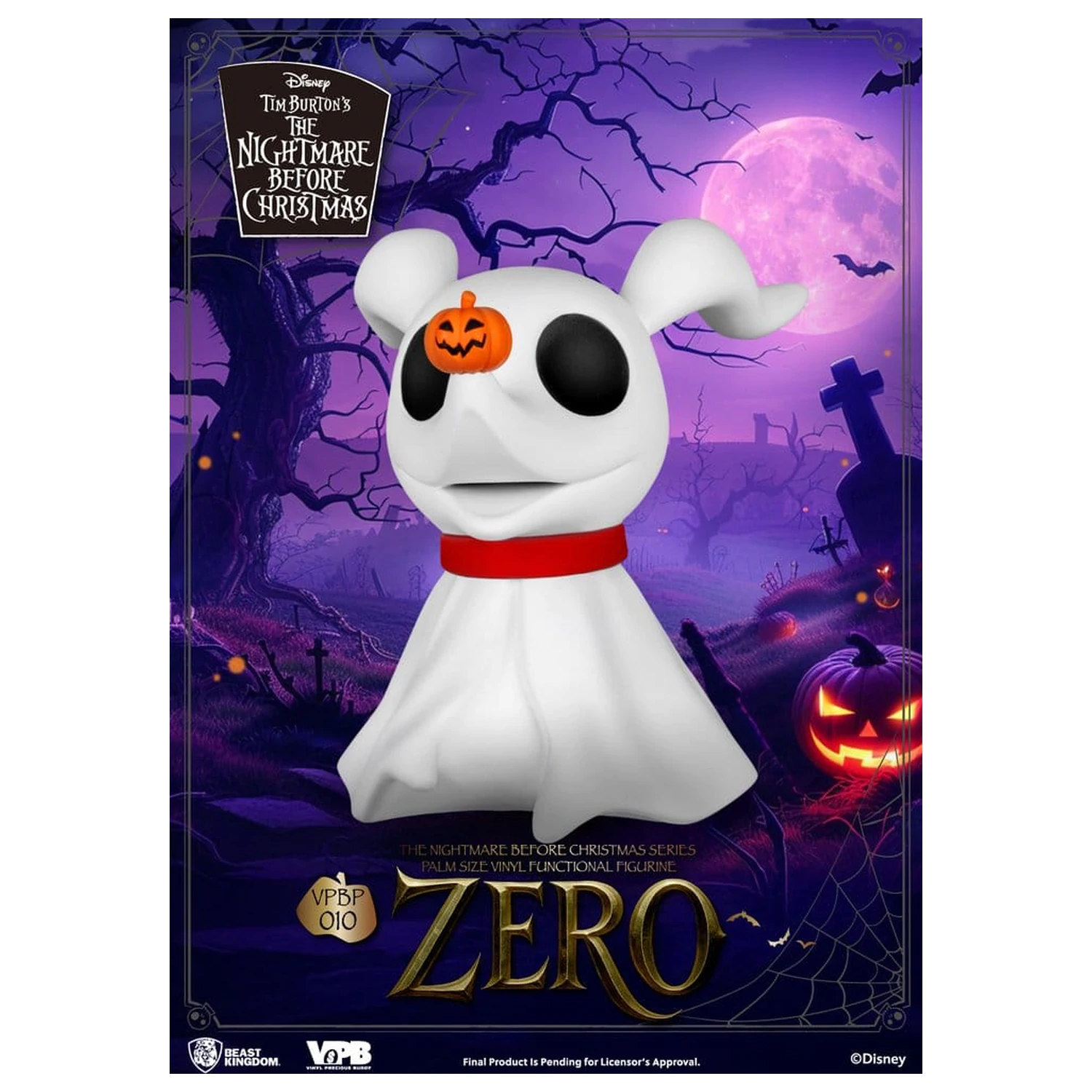 The Nightmare Before Christmas Palm Size Figur Spardose Zero 11 cm Produktfoto