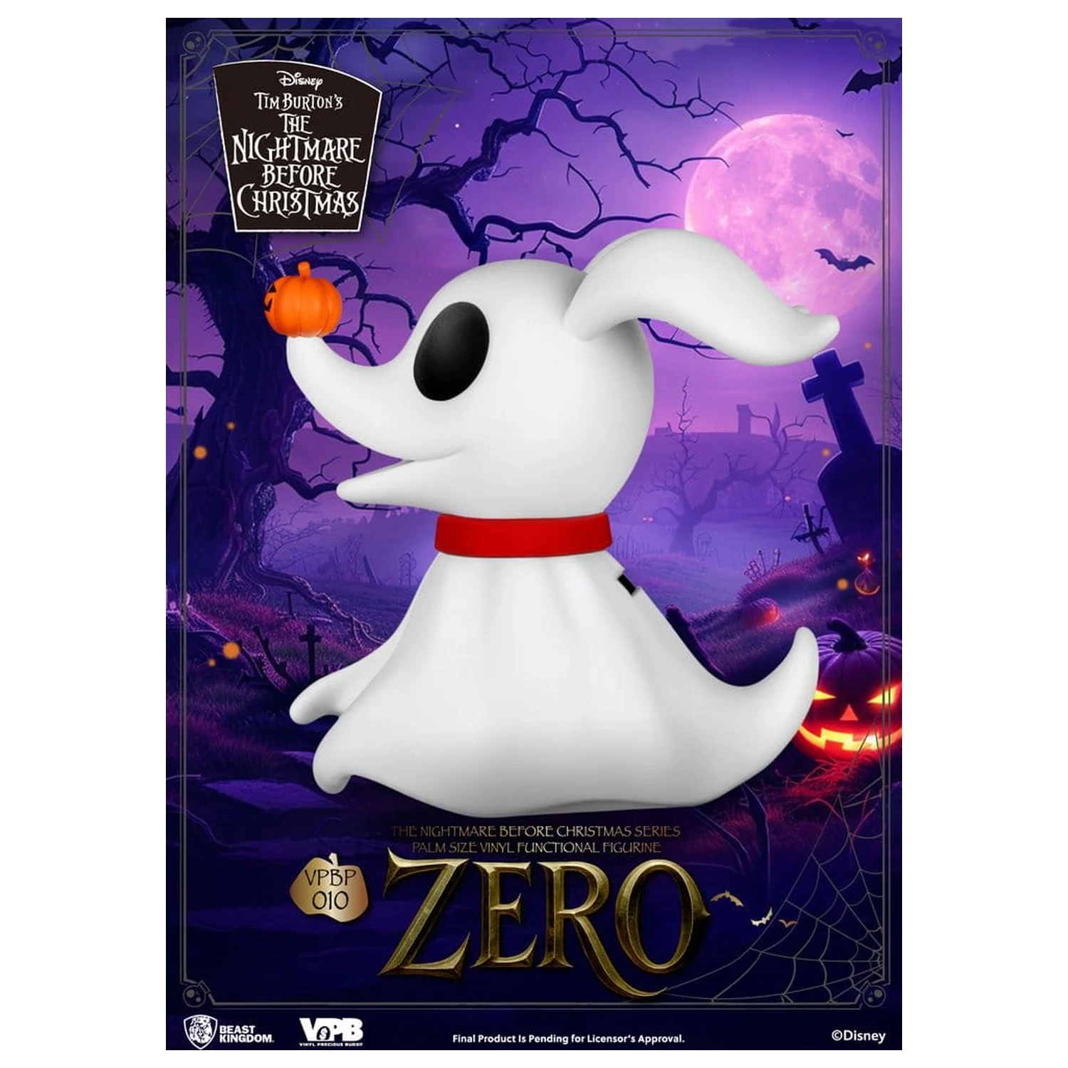The Nightmare Before Christmas Palm Size Figur Spardose Zero 11 cm Produktfoto