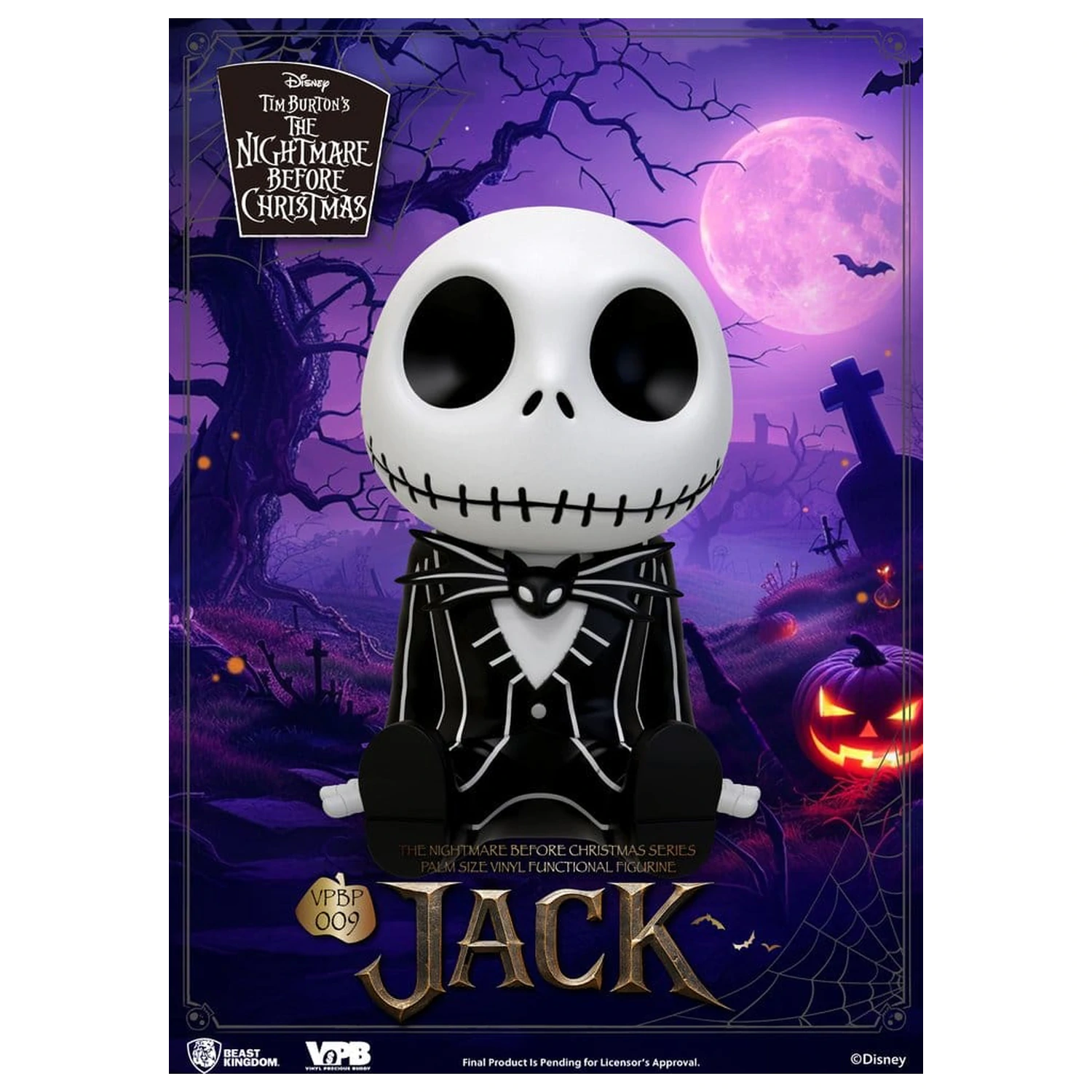 The Nightmare Before Christmas Handtellergroße Figur Spardose Jack 12 cm Produktfoto