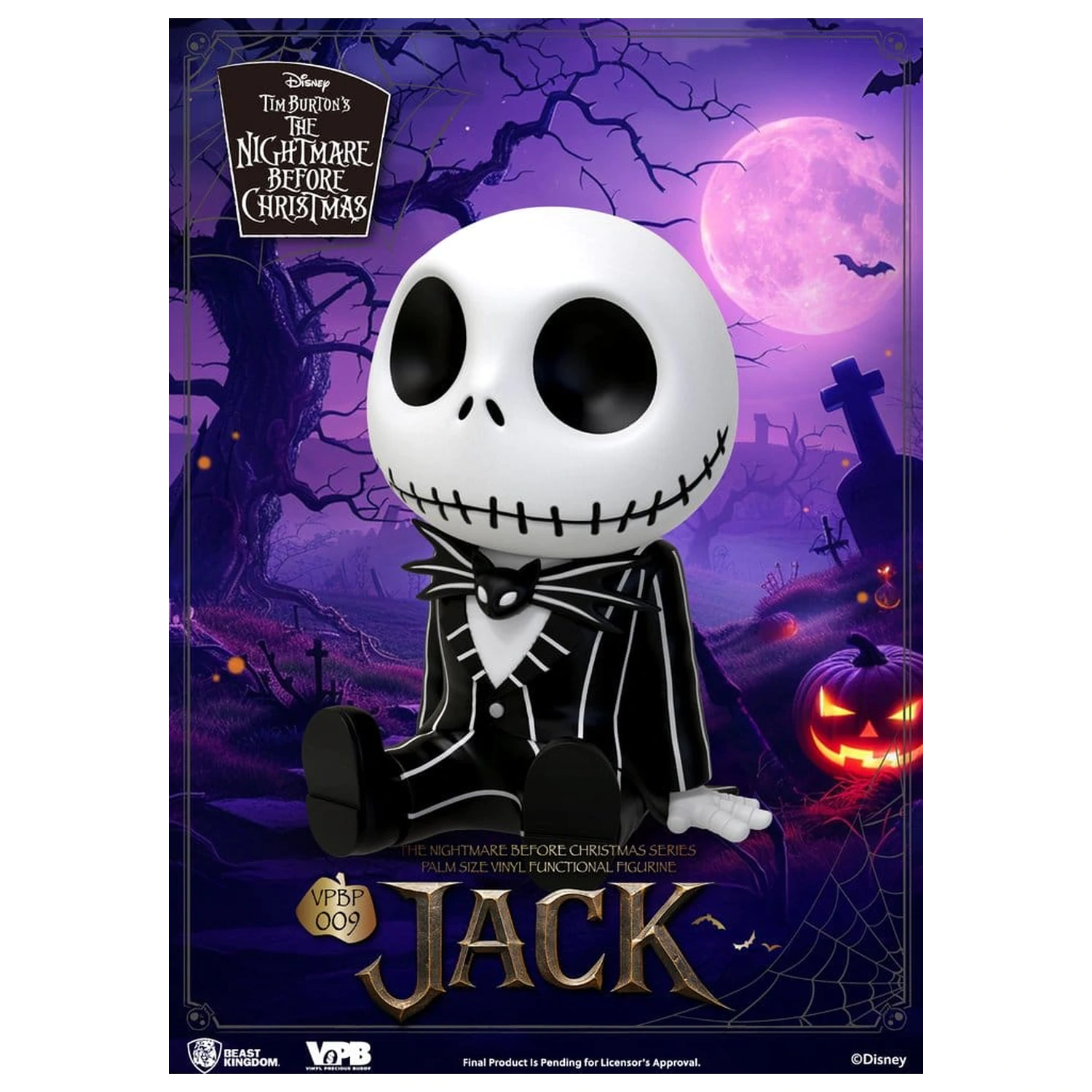 The Nightmare Before Christmas Handtellergroße Figur Spardose Jack 12 cm Produktfoto