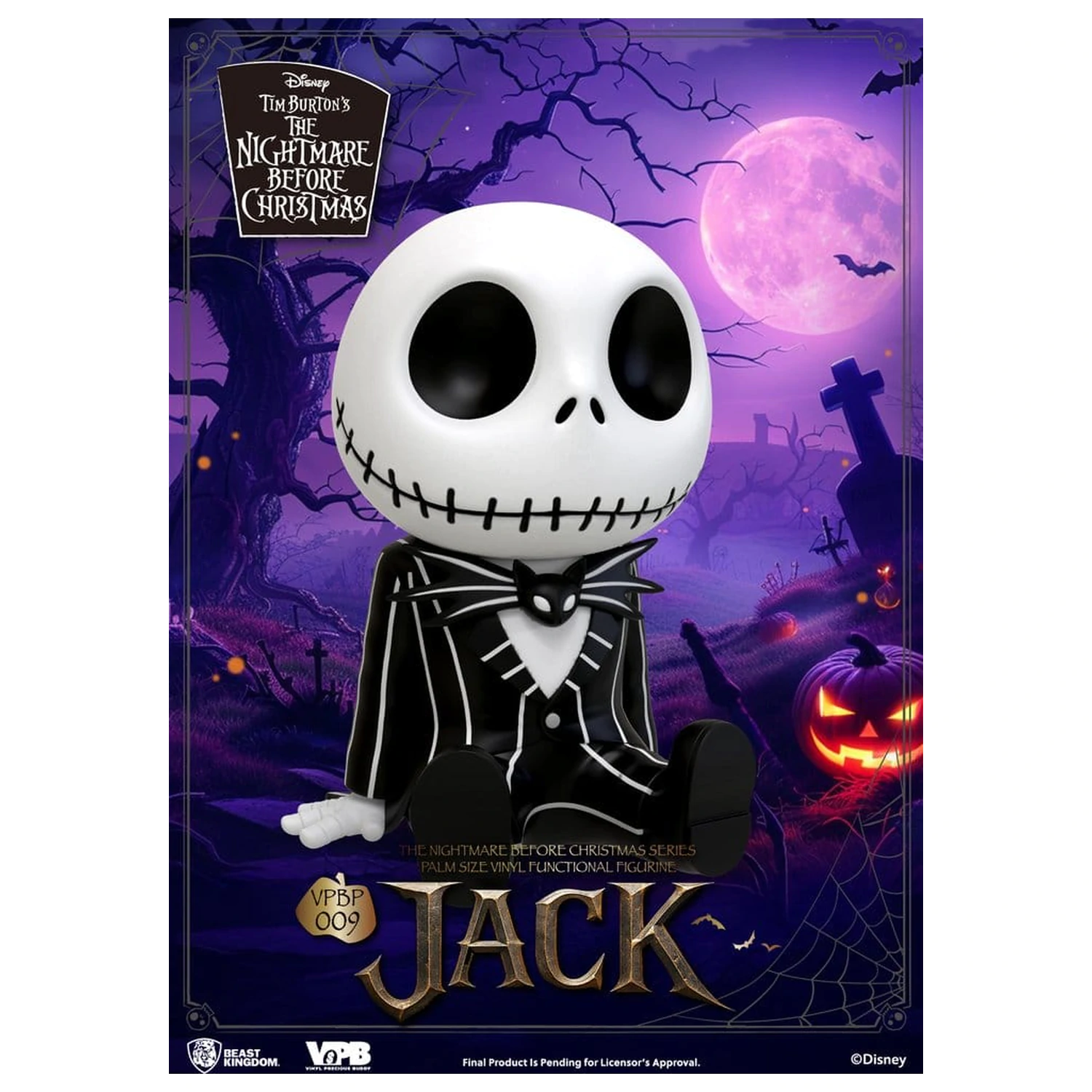 The Nightmare Before Christmas Handtellergroße Figur Spardose Jack 12 cm Produktfoto