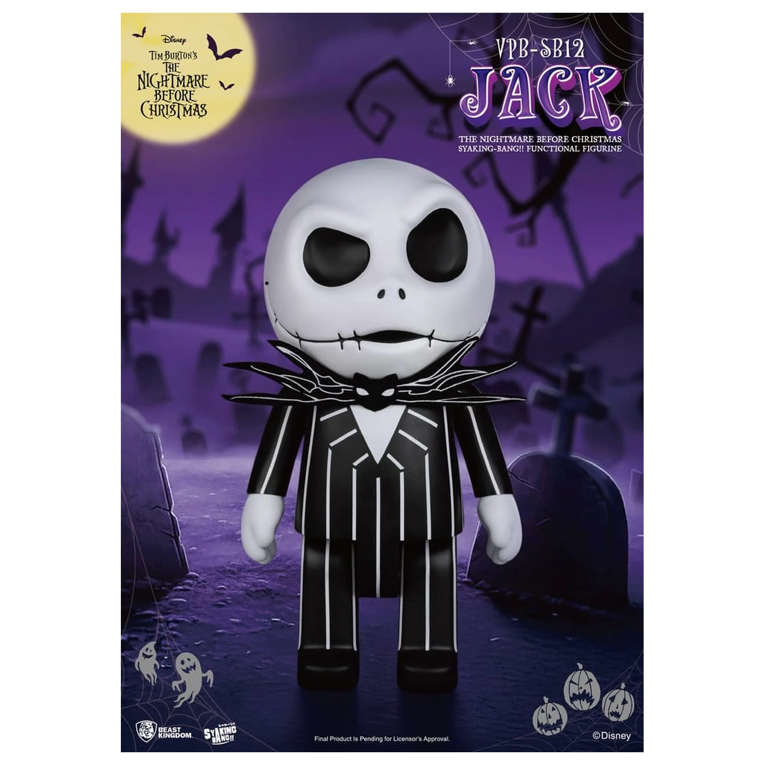 The Nightmare Before Christmas syaking-bang Figur Bank Jack 47 cm Produktfoto