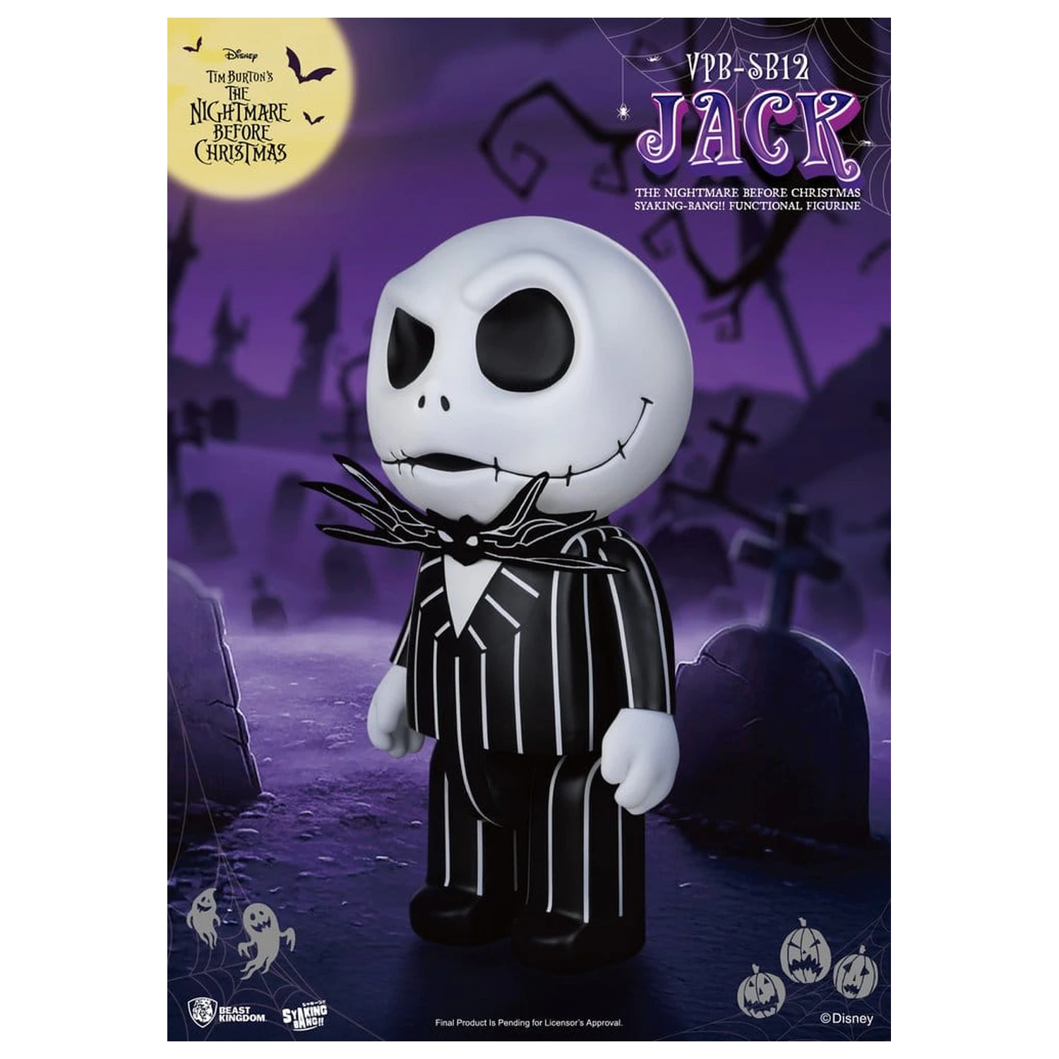 The Nightmare Before Christmas syaking-bang Figur Bank Jack 47 cm Produktfoto