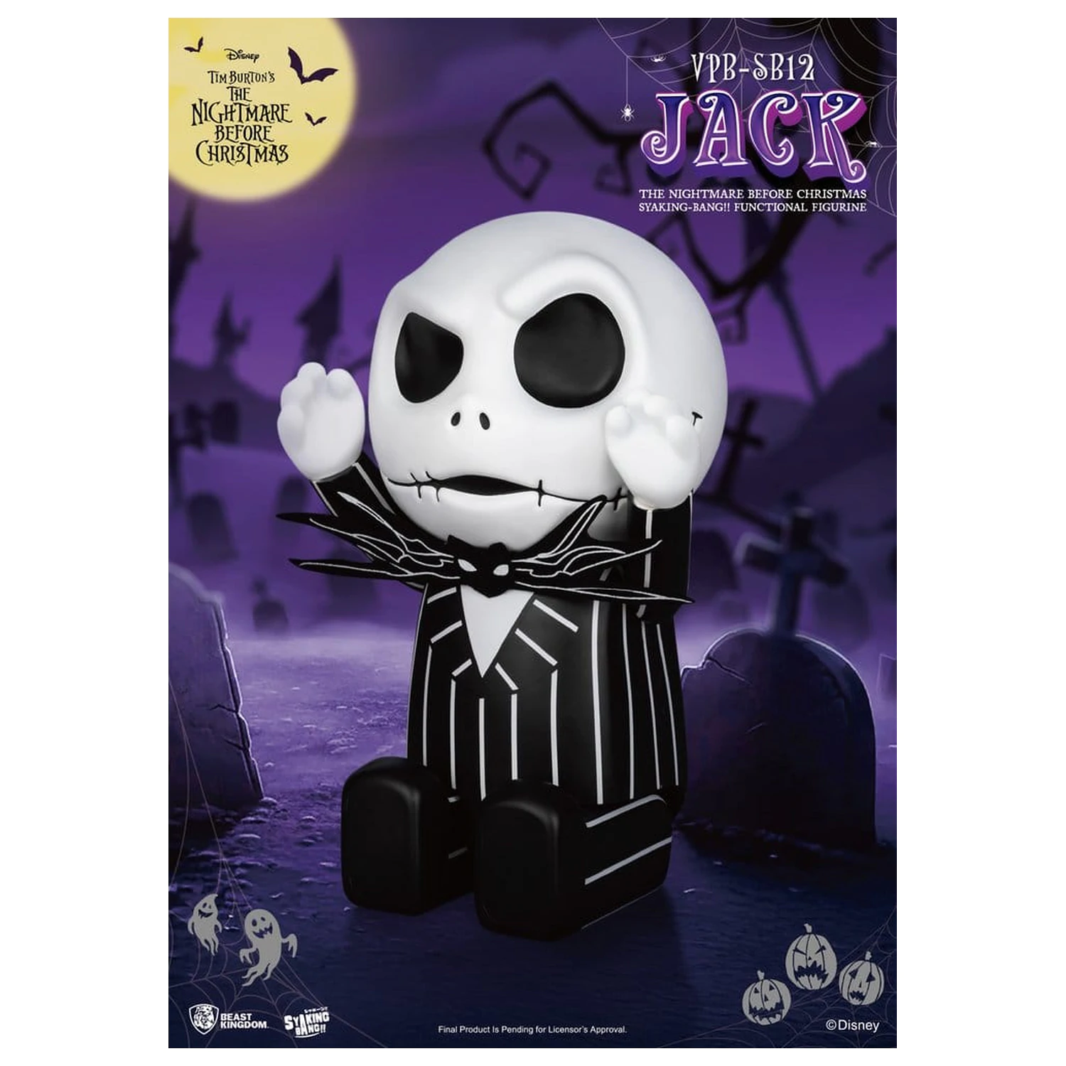 The Nightmare Before Christmas syaking-bang Figur Bank Jack 47 cm Produktfoto