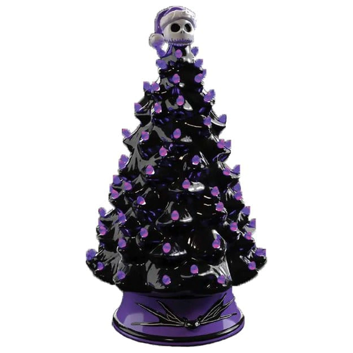 The Nightmare Before Christmas Keramik Weihnachtsbaum mit Lichtern Jack Skellington 30 cm Produktfoto