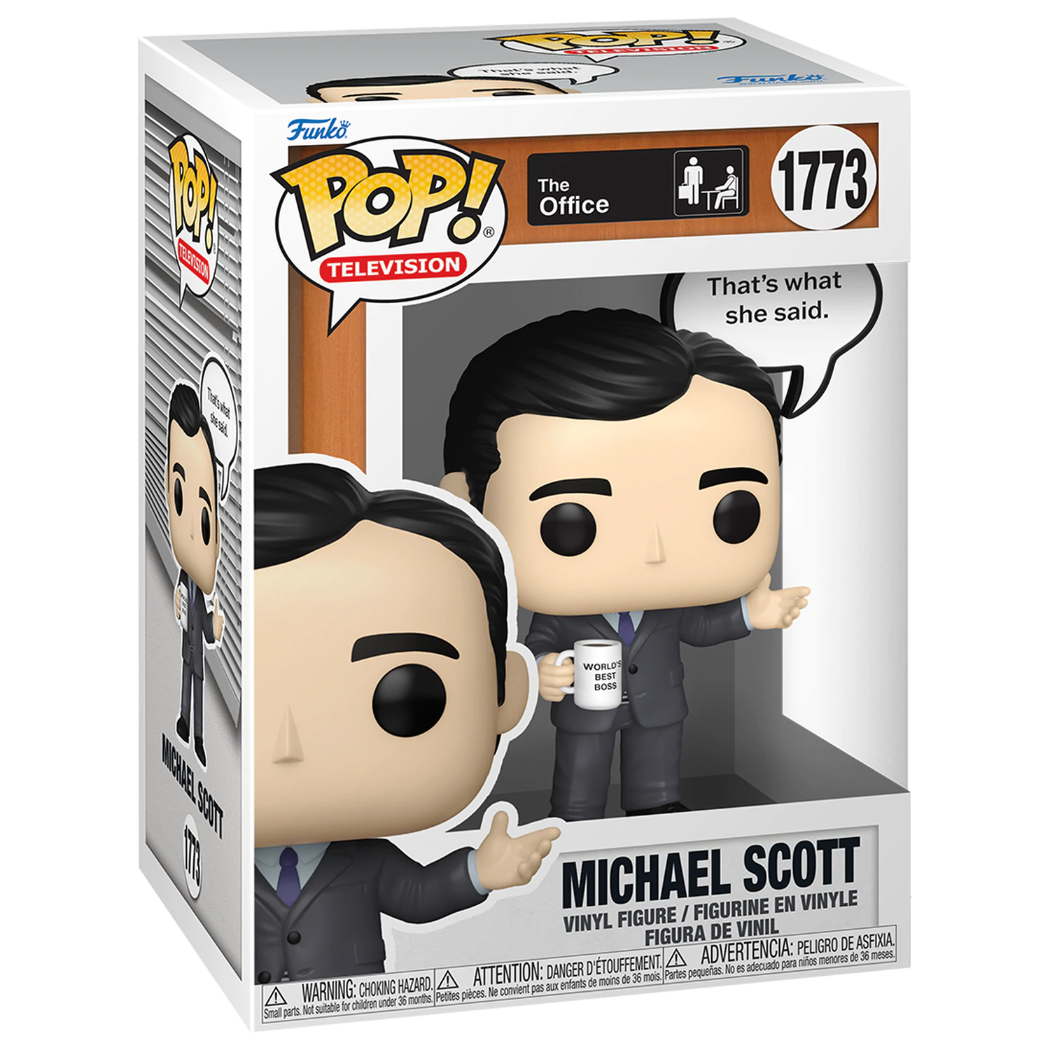 The Office Funko POP! Sayings Vinyl Figur Michael 9 cm Produktfoto