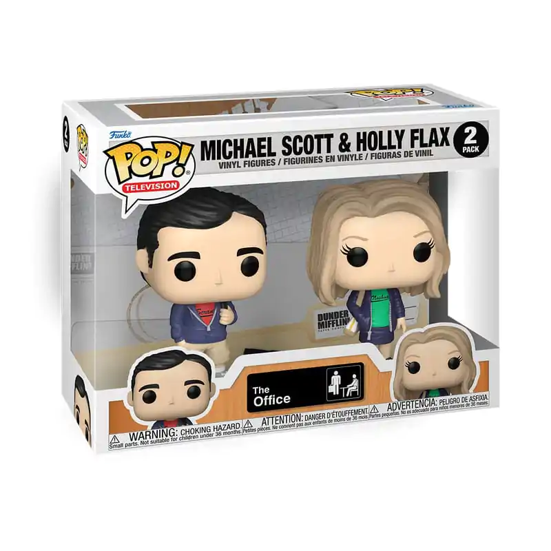 The Office Funko POP! Television Vinylfiguren 2er-Pack Michael & Holly 9 cm Produktfoto