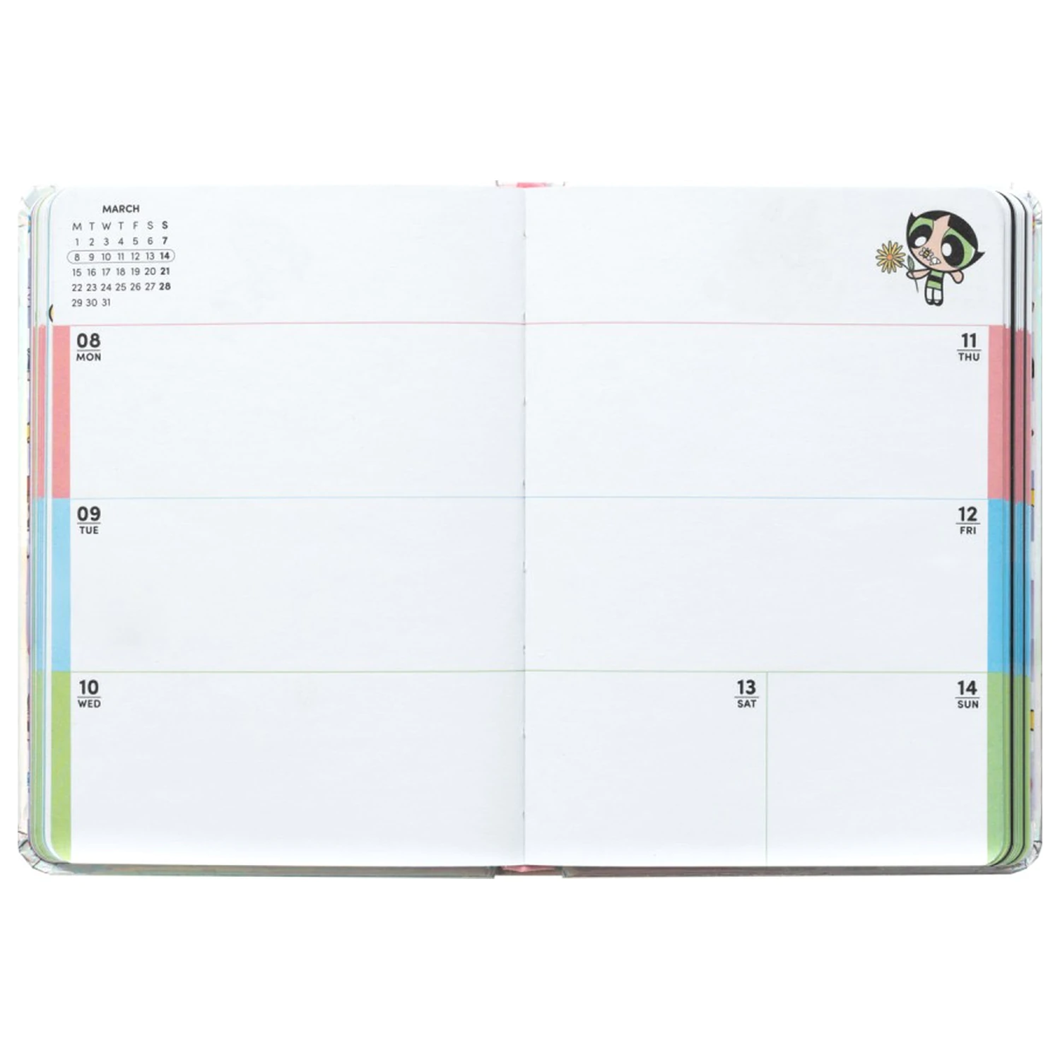 The Powerpuff Girls Akademischer Planer 2026/27 A6 *English Version* Produktfoto